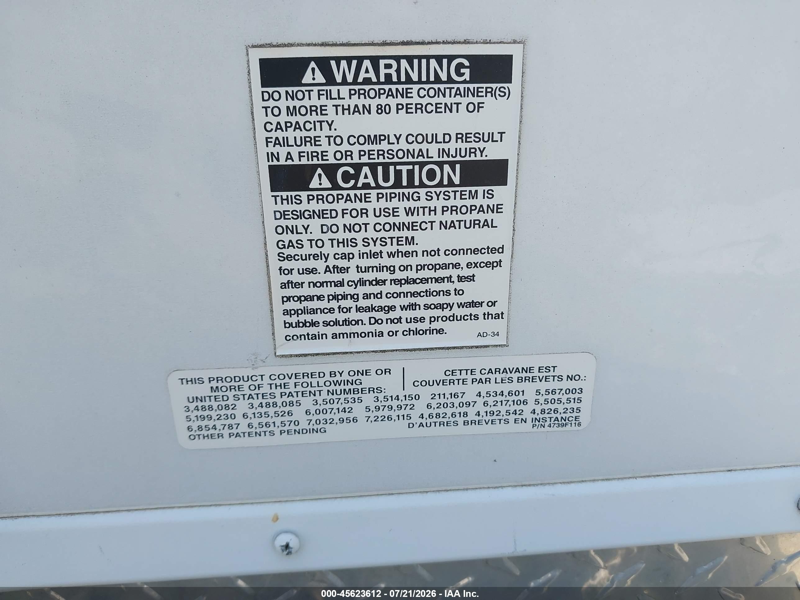 2008 Coleman Avalon VIN 4CG649J2387211877 IAAI salvage auction — Unknown, Original (Texas), sold $475 on 2026-09-21 (photo 7)