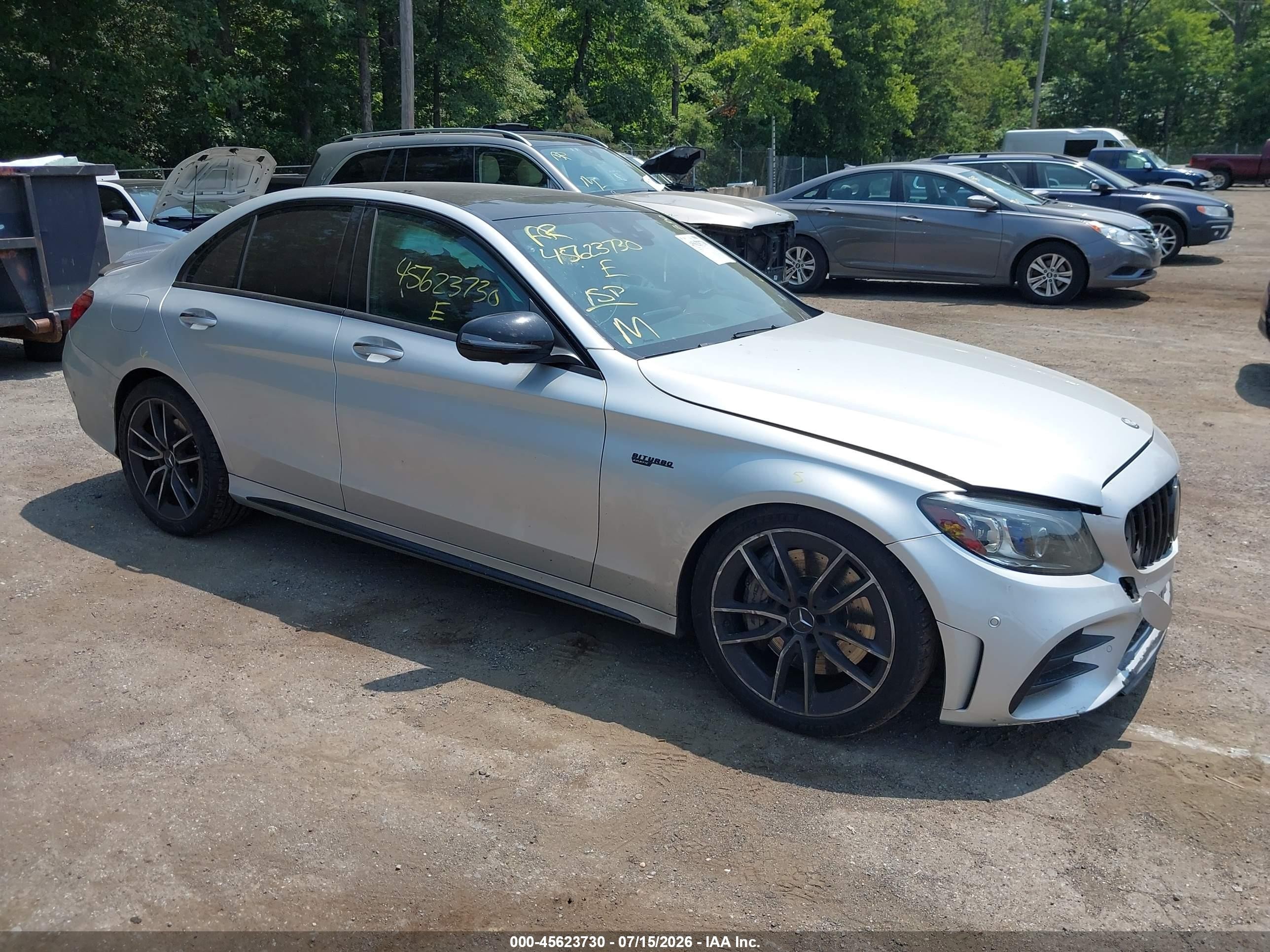 2020 Mercedes-Benz C-Class VIN 55SWF6EB3LU324392 — IAAI salvage auction photo