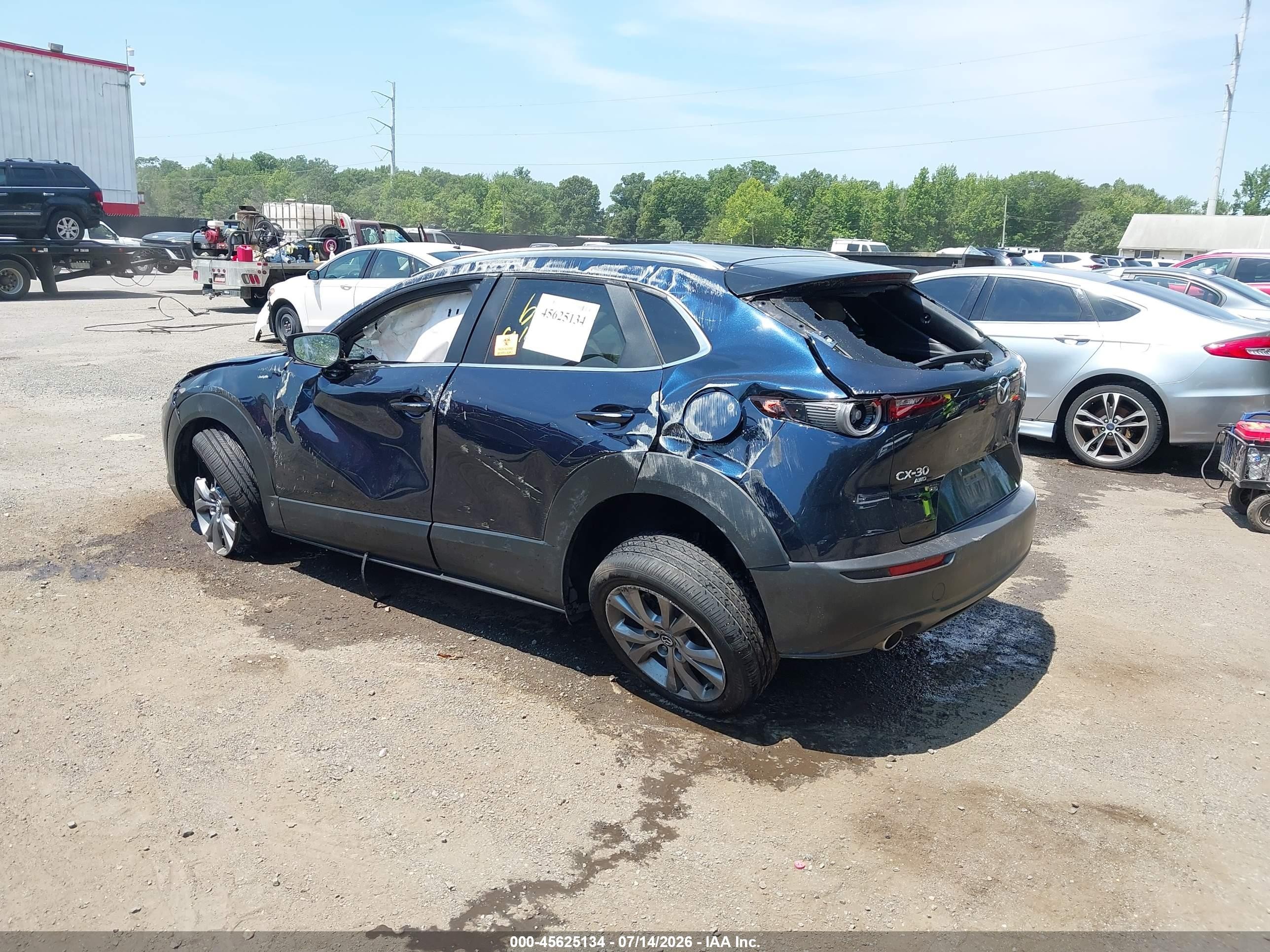 2024 Mazda Cx-30 VIN 3MVDMBCM4RM720507 IAAI salvage auction — Biohazard/Chemical, Salvage - Greater Than 75% (Maryland), sold $1,400 on 2026-10-01 (photo 3)