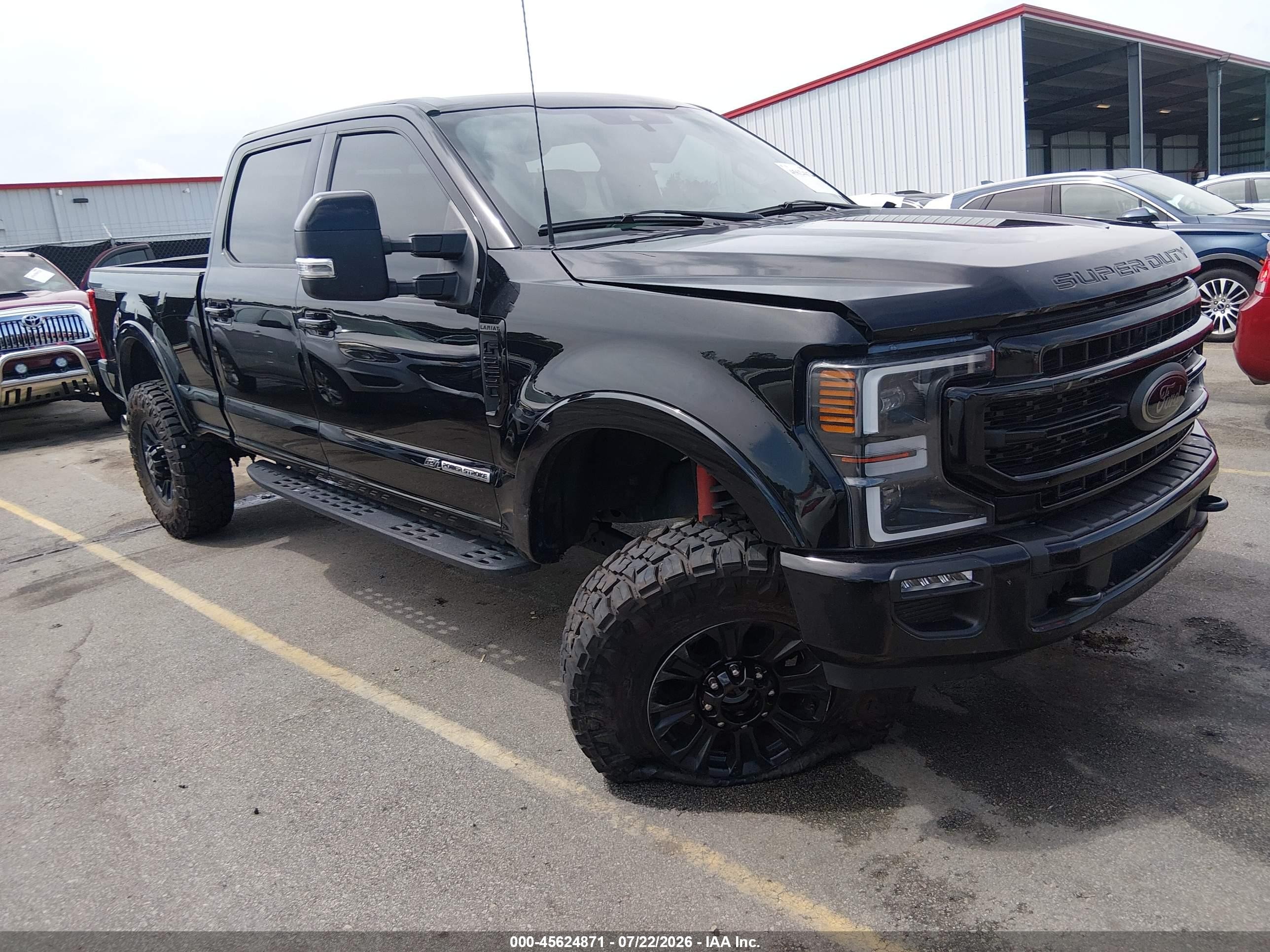 2022 Ford F-250 VIN 1FT8W2BT1NEF73570 — IAAI salvage auction photo
