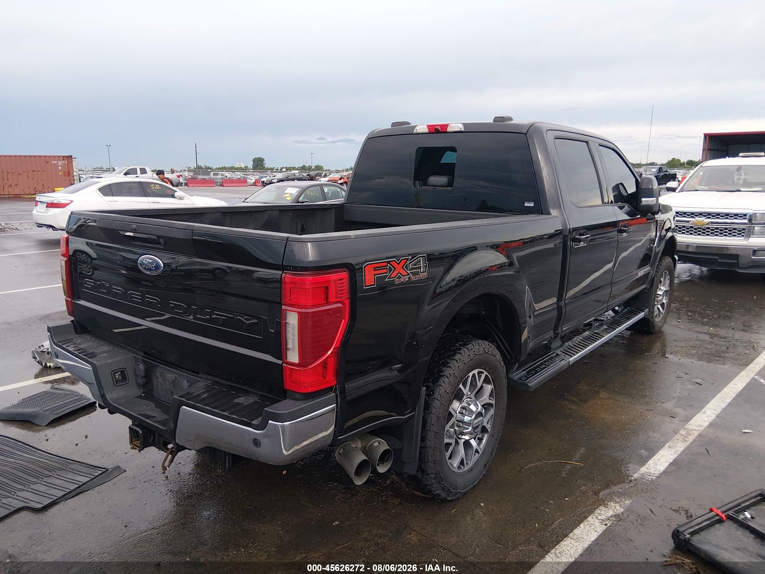 2020 Ford F-350 VIN 1FT8W3BTXLEC19873 IAAI salvage auction — Water/Flood, Junk (Illinois), sold $8,800 on 2026-09-29 (photo 4)