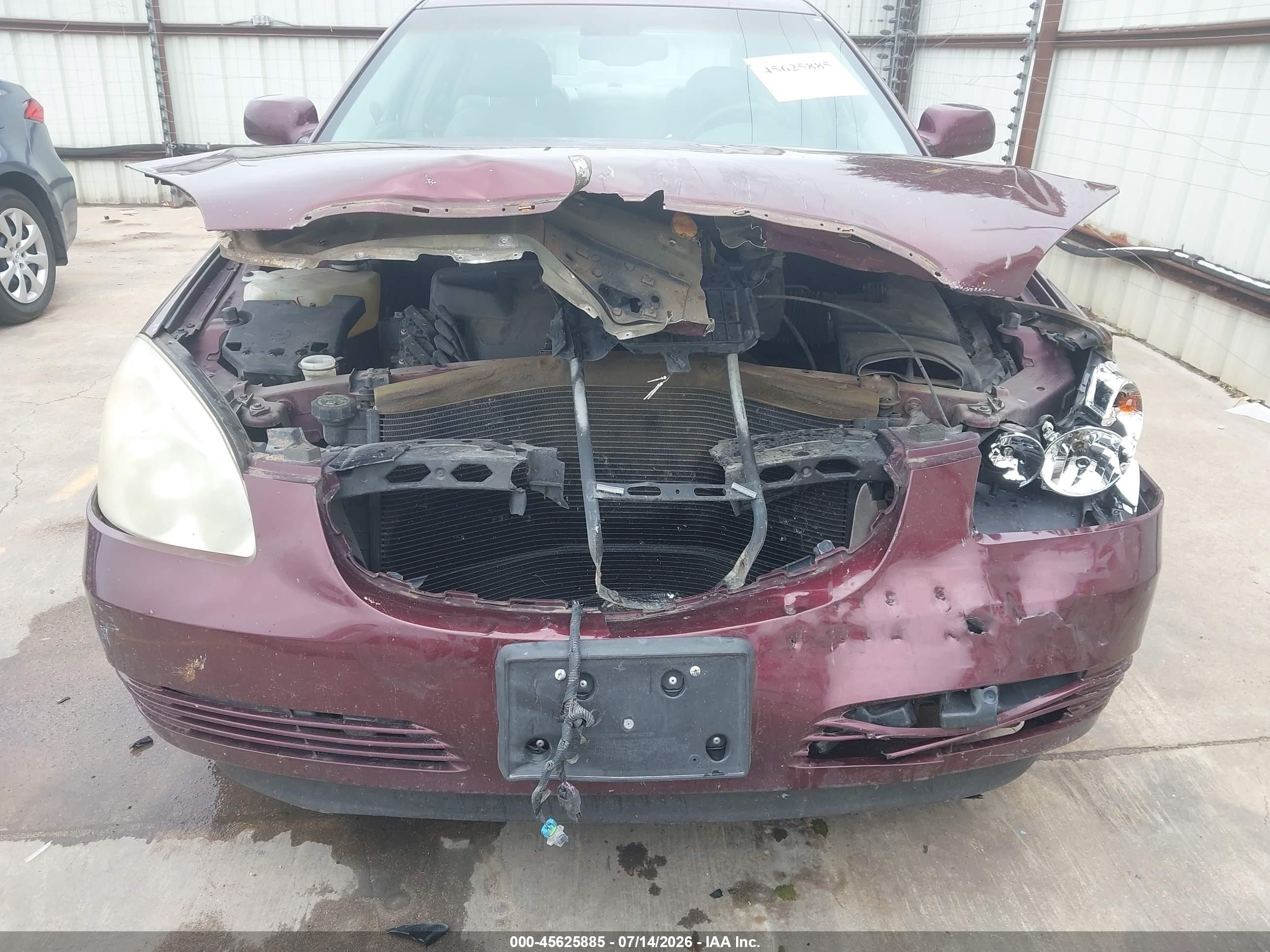 2006 Buick Lucerne VIN 1G4HD57296U253942 IAAI salvage auction — Front End, Clear (Oklahoma), sold $500 on 2026-09-22 (photo 6)