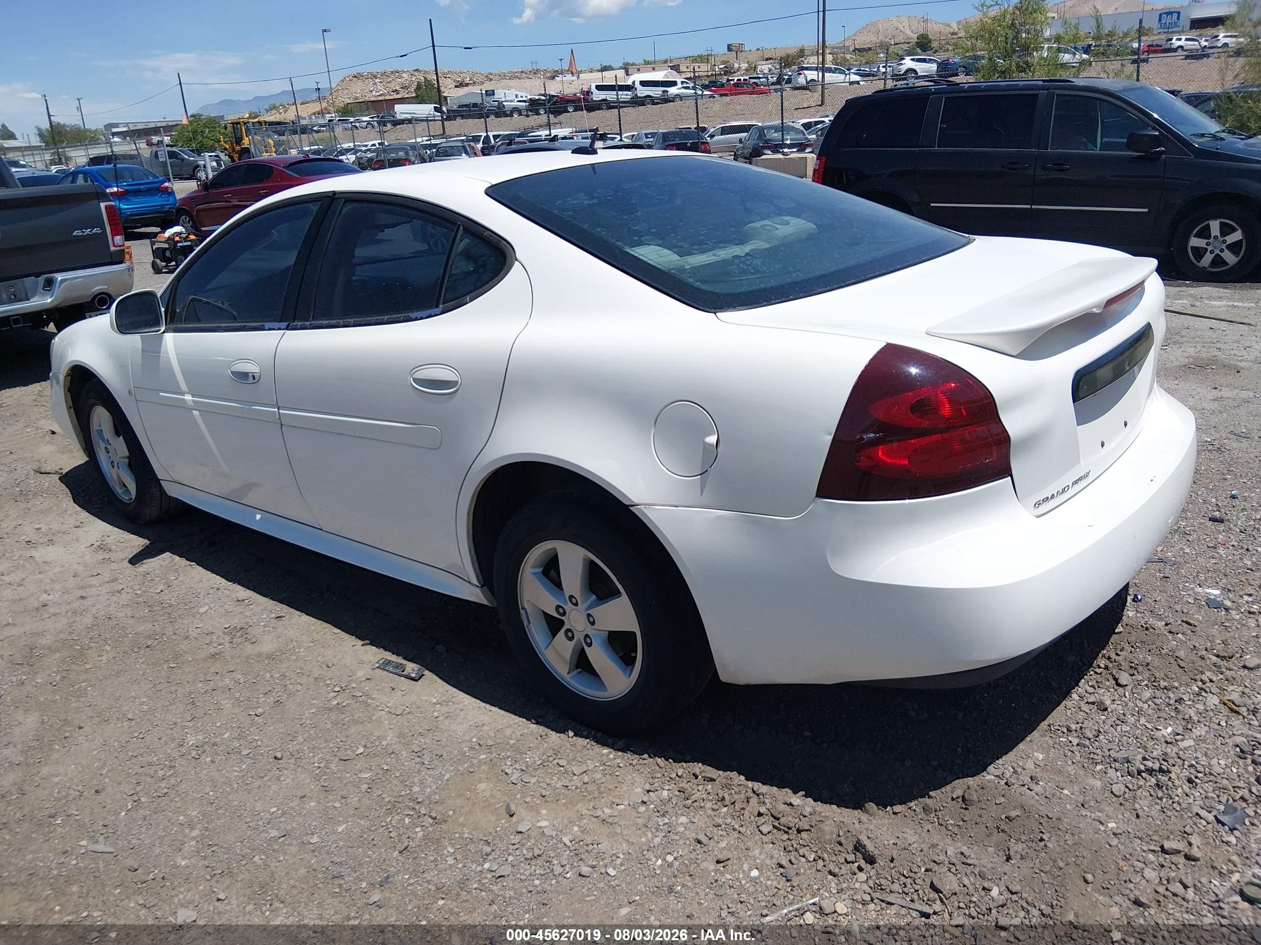 2007 Pontiac Grand prix VIN 2G2WP552971212234 IAAI salvage auction — Side, Nrc Lienholder Repossession Paperwork (New Mexico), sold $575 on 2026-09-09 (photo 3)