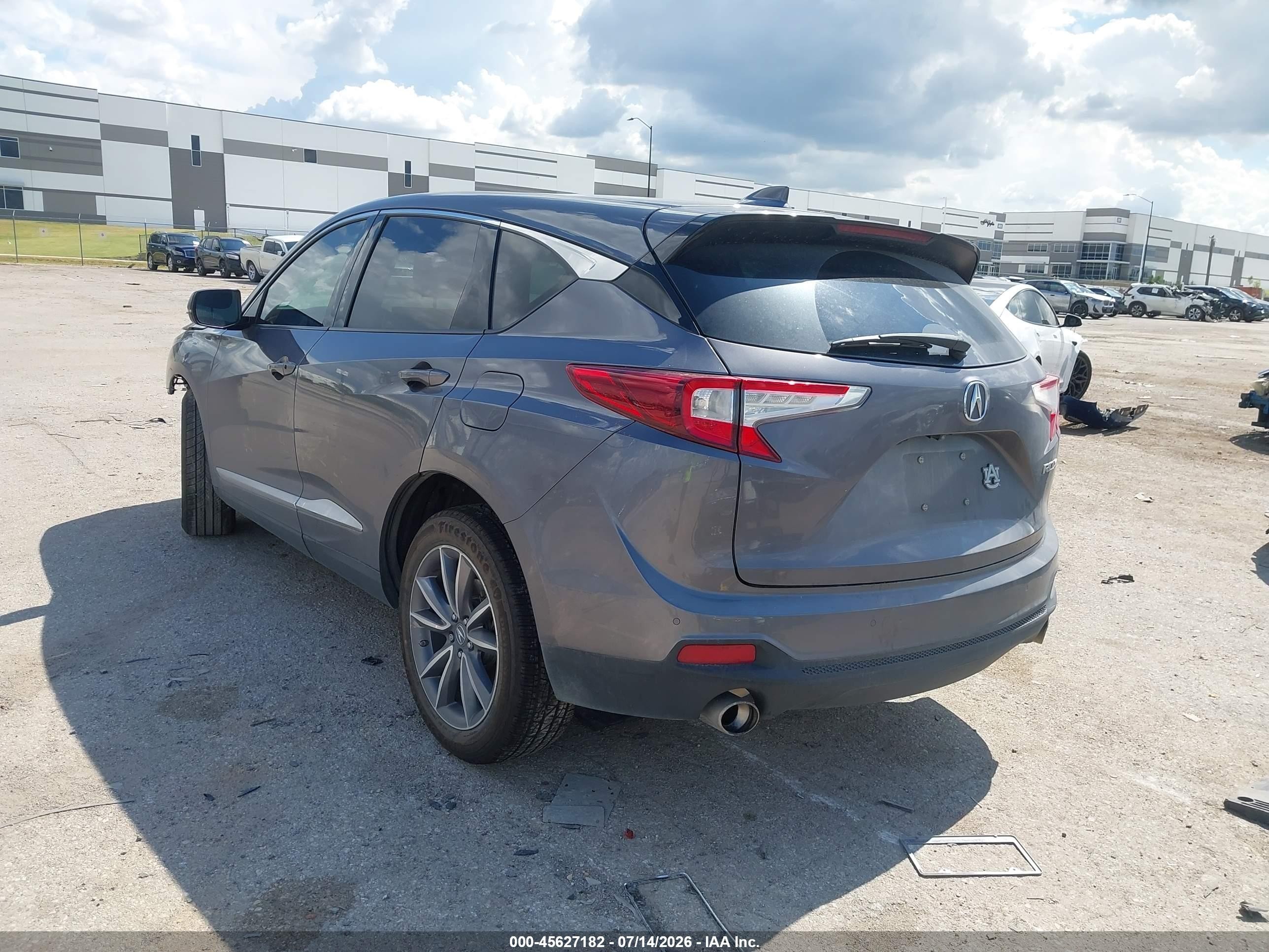 2019 Acura Rdx VIN 5J8TC1H53KL019560 IAAI salvage auction — Front End, Original (Texas), sold $6,000 on 2026-09-15 (photo 3)