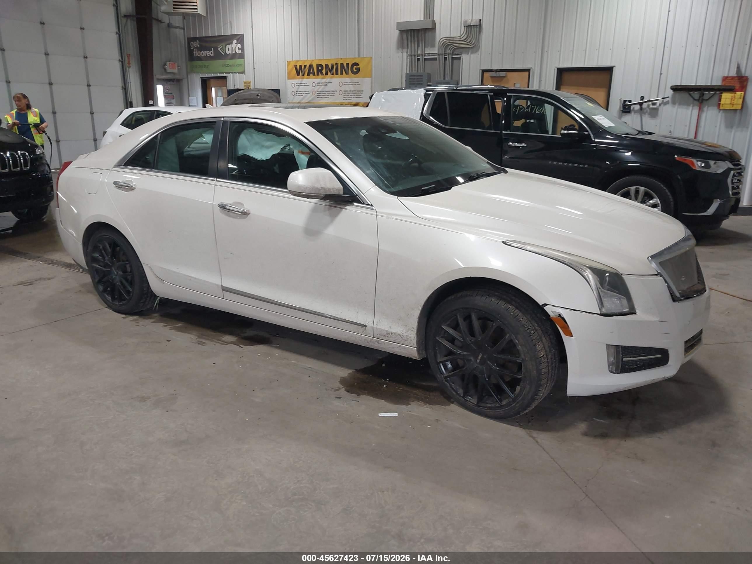 2014 Cadillac Ats VIN 1G6AL5S33E0125360 IAAI salvage auction — Rear End, Salvage (North Dakota), sold $725 on 2026-09-23 (photo 1)