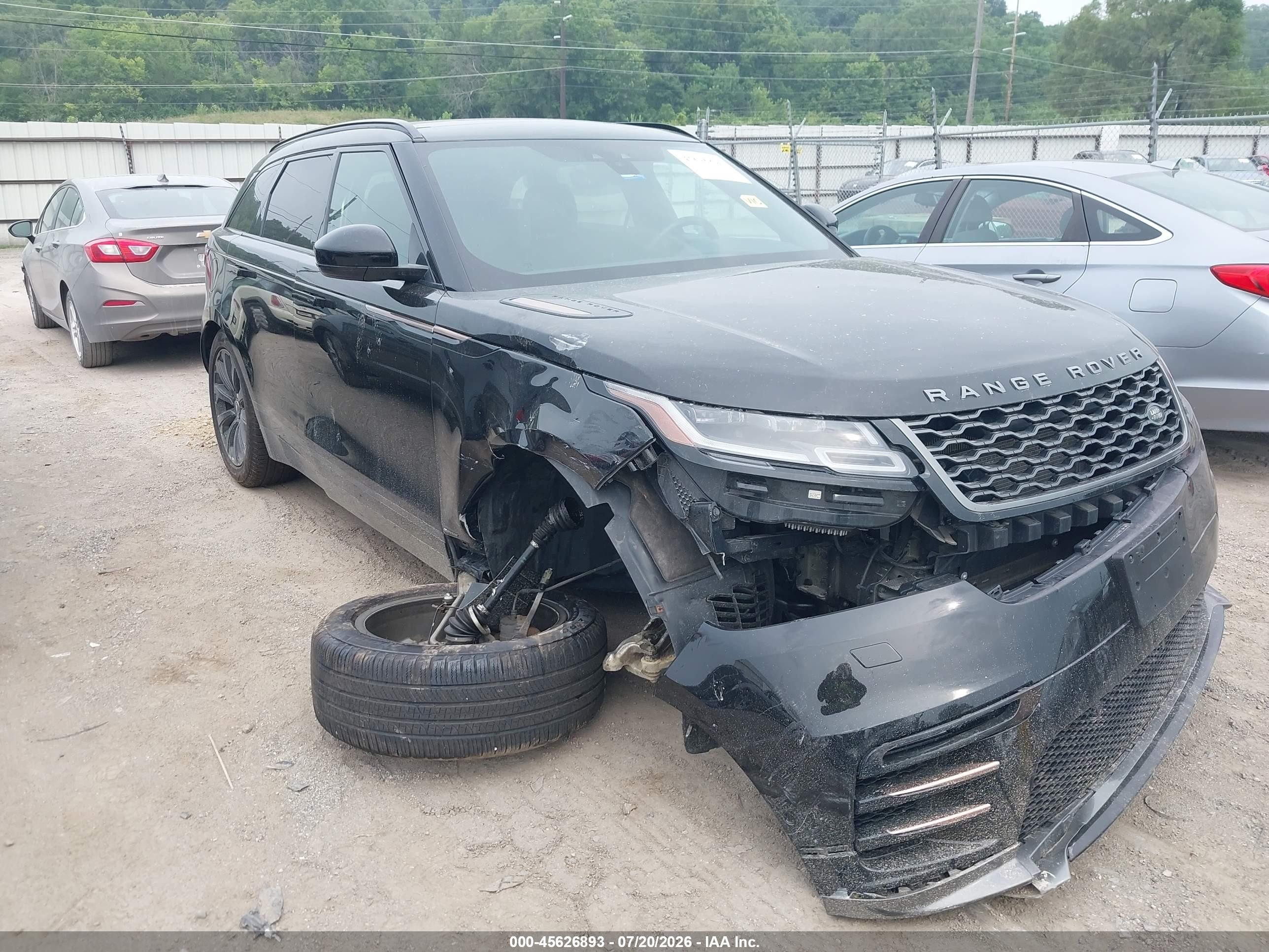 2018 Land Rover Range Rover Velar VIN SALYL2RV7JA754909 — IAAI salvage auction photo