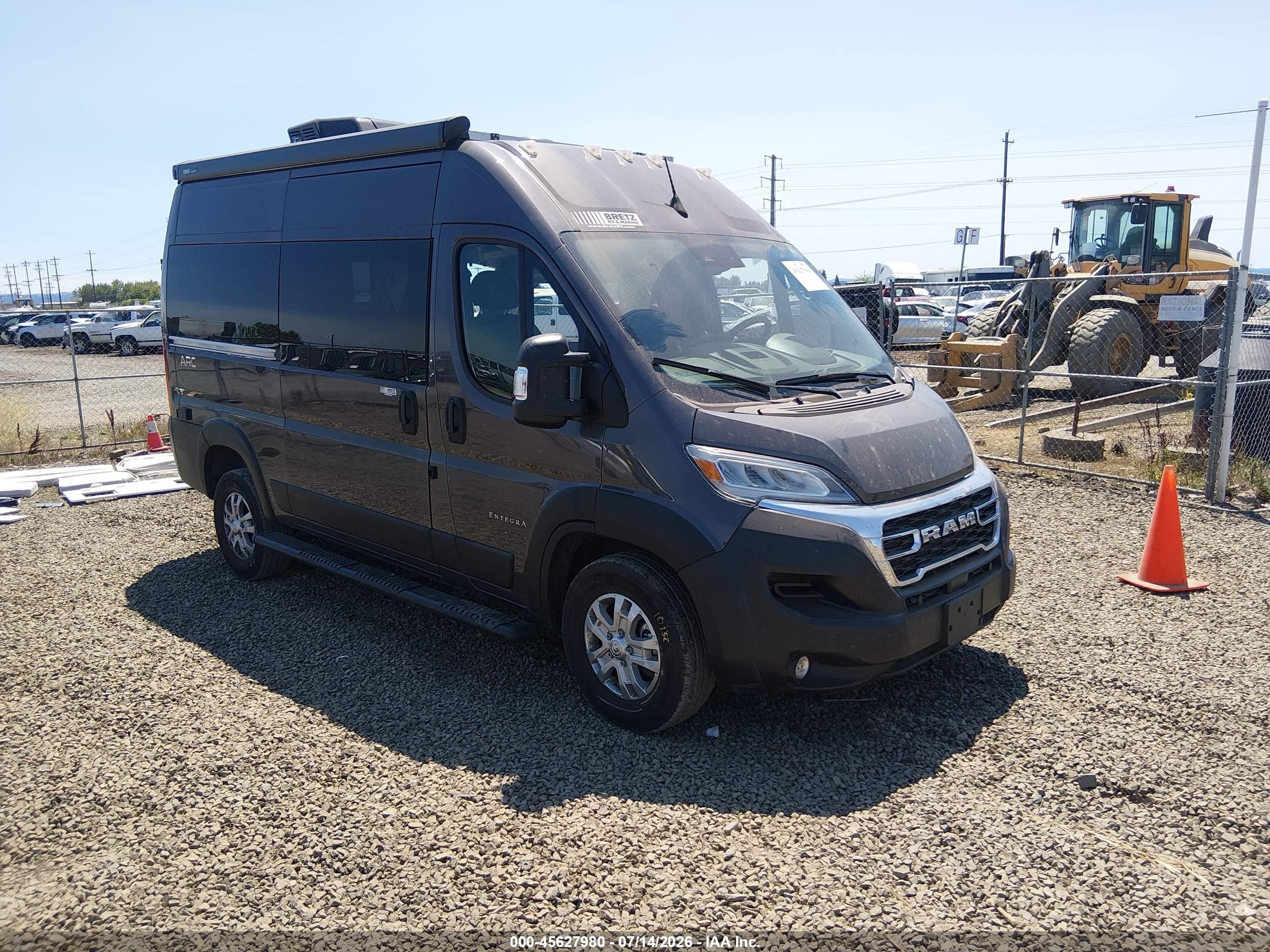 2025 Ram ProMaster 1500 VIN 3C6LRVBG4RE151414 — IAAI salvage auction photo