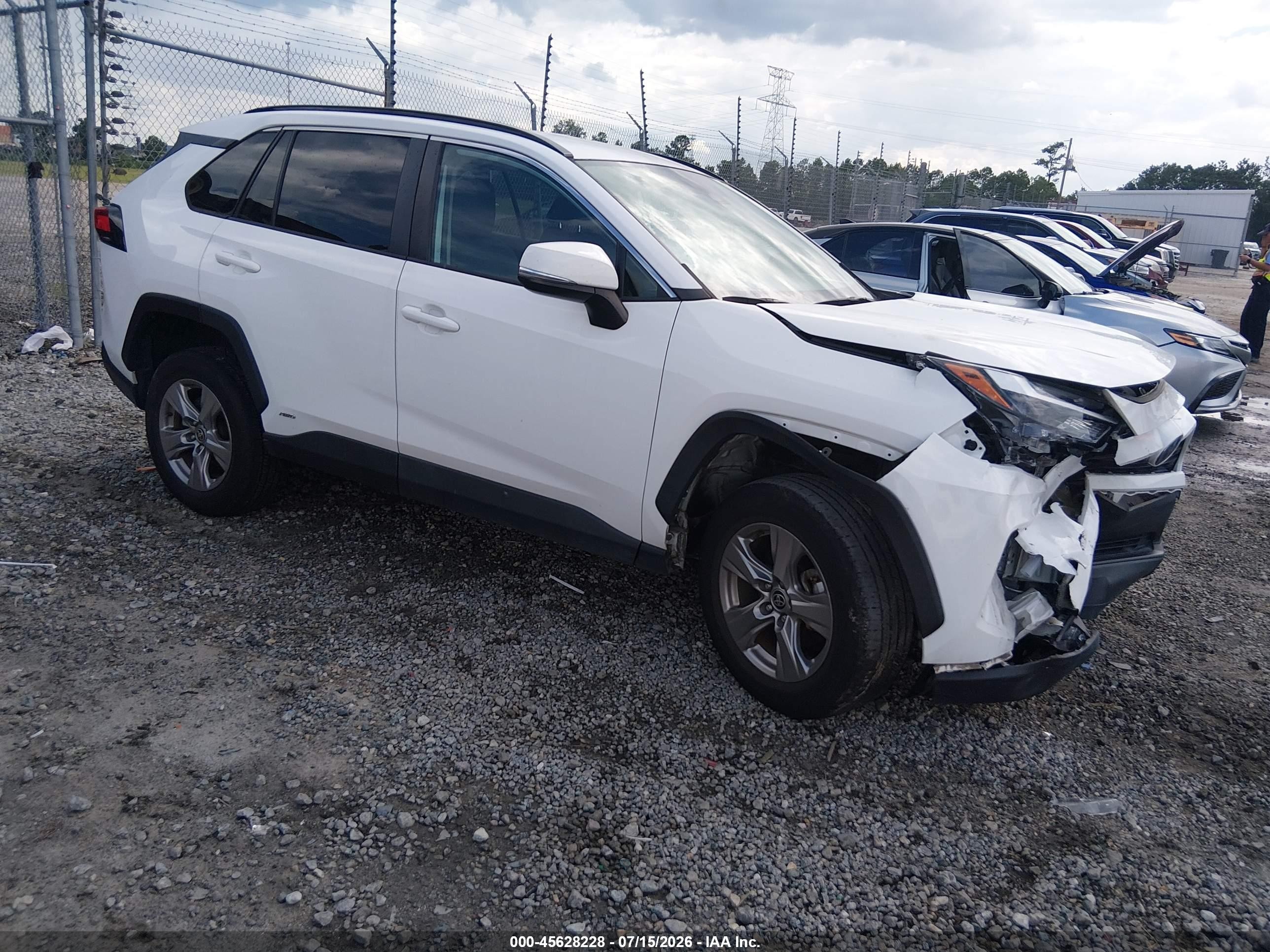 2022 Toyota RAV4 Hybrid VIN 2T3RWRFV2NW135707 — IAAI salvage auction photo