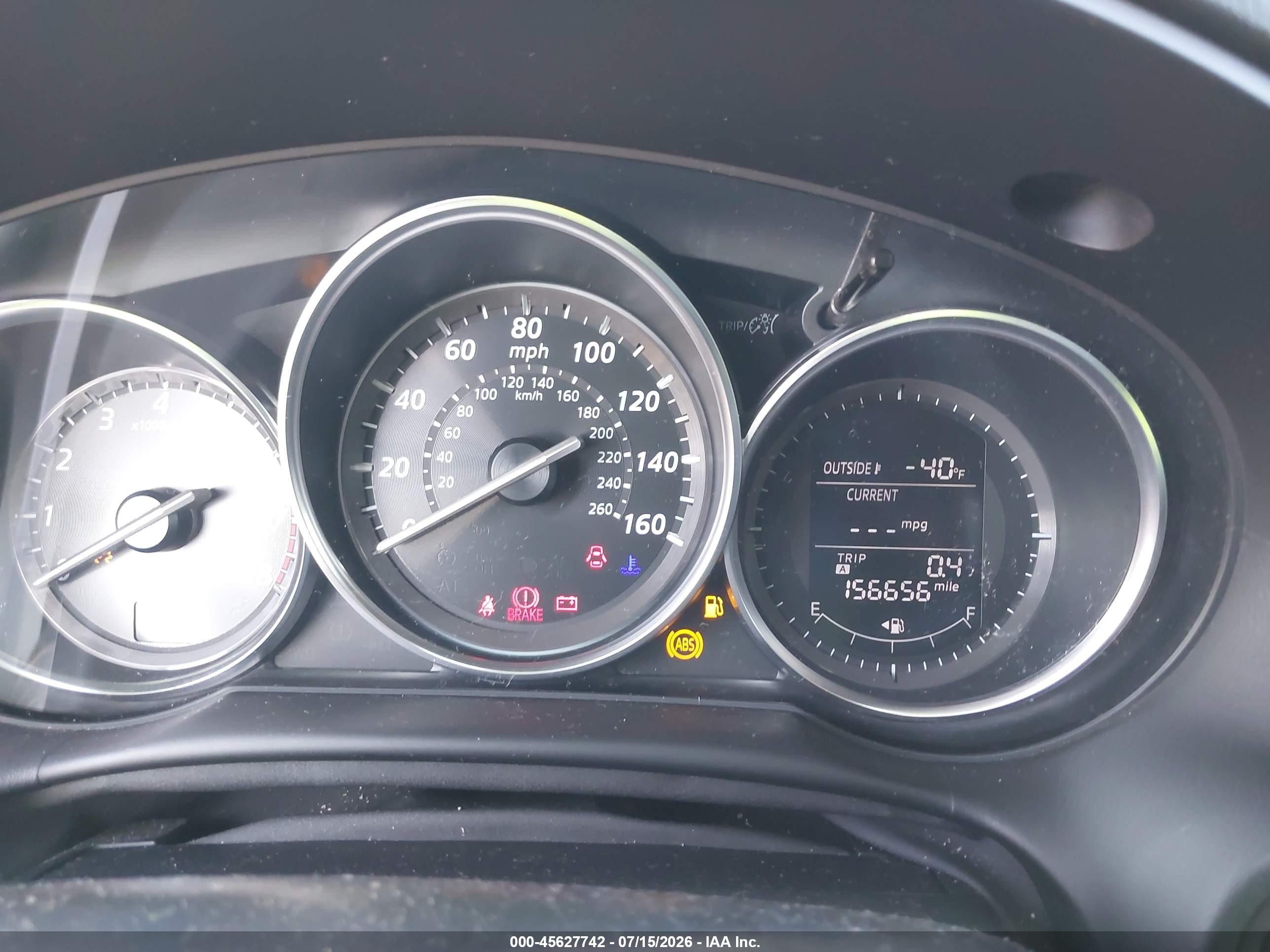 2015 Mazda Cx-5 VIN JM3KE2CY7F0527136 IAAI salvage auction — Front End, Salvage Certificate (California), sold $1,500 on 2026-09-11 (photo 7)