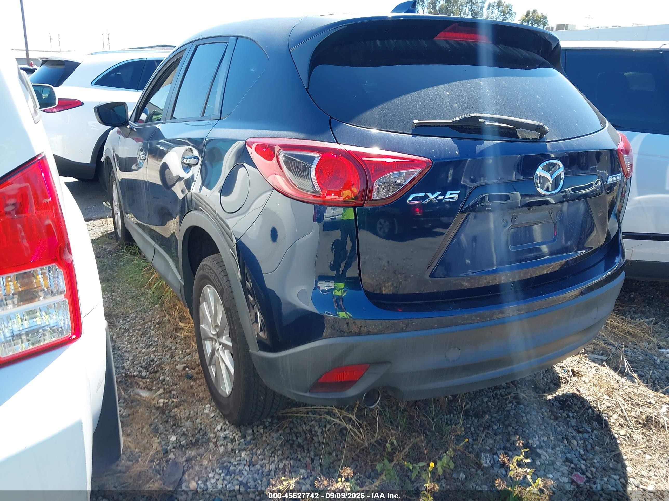 2015 Mazda Cx-5 VIN JM3KE2CY7F0527136 IAAI salvage auction — Front End, Salvage Certificate (California), sold $1,500 on 2026-09-11 (photo 3)