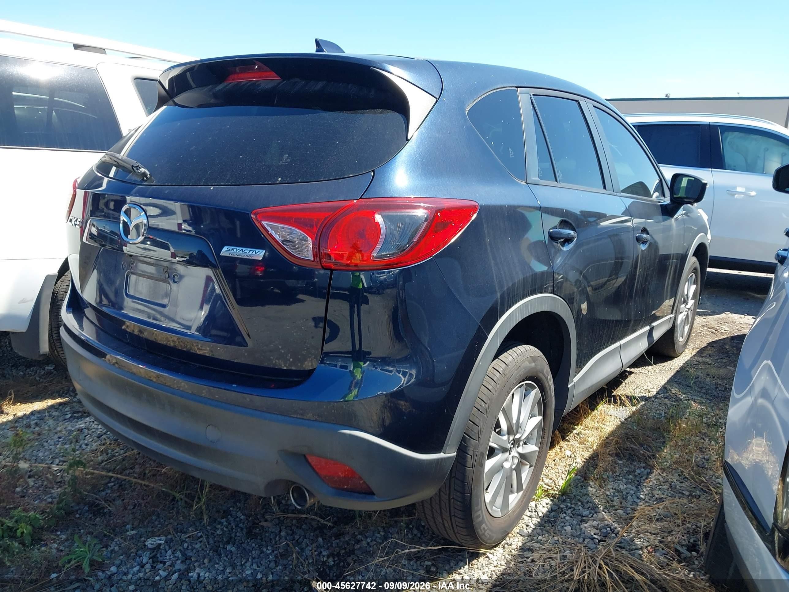 2015 Mazda Cx-5 VIN JM3KE2CY7F0527136 IAAI salvage auction — Front End, Salvage Certificate (California), sold $1,500 on 2026-09-11 (photo 4)