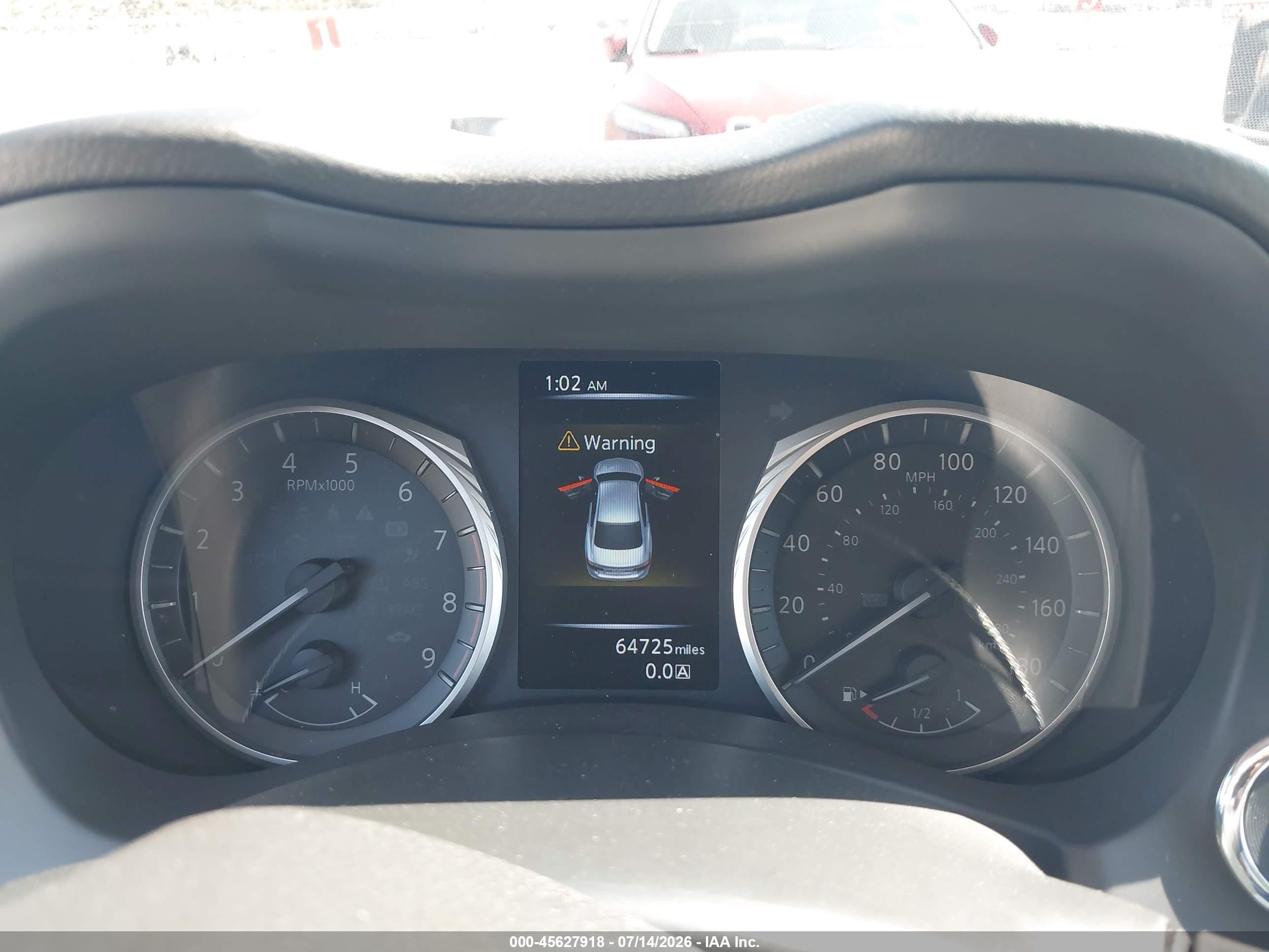 2019 Infiniti Q50 VIN JN1EV7AP0KM512223 IAAI salvage auction — Theft, Salvage (California), sold $3,200 on 2026-09-24 (photo 7)