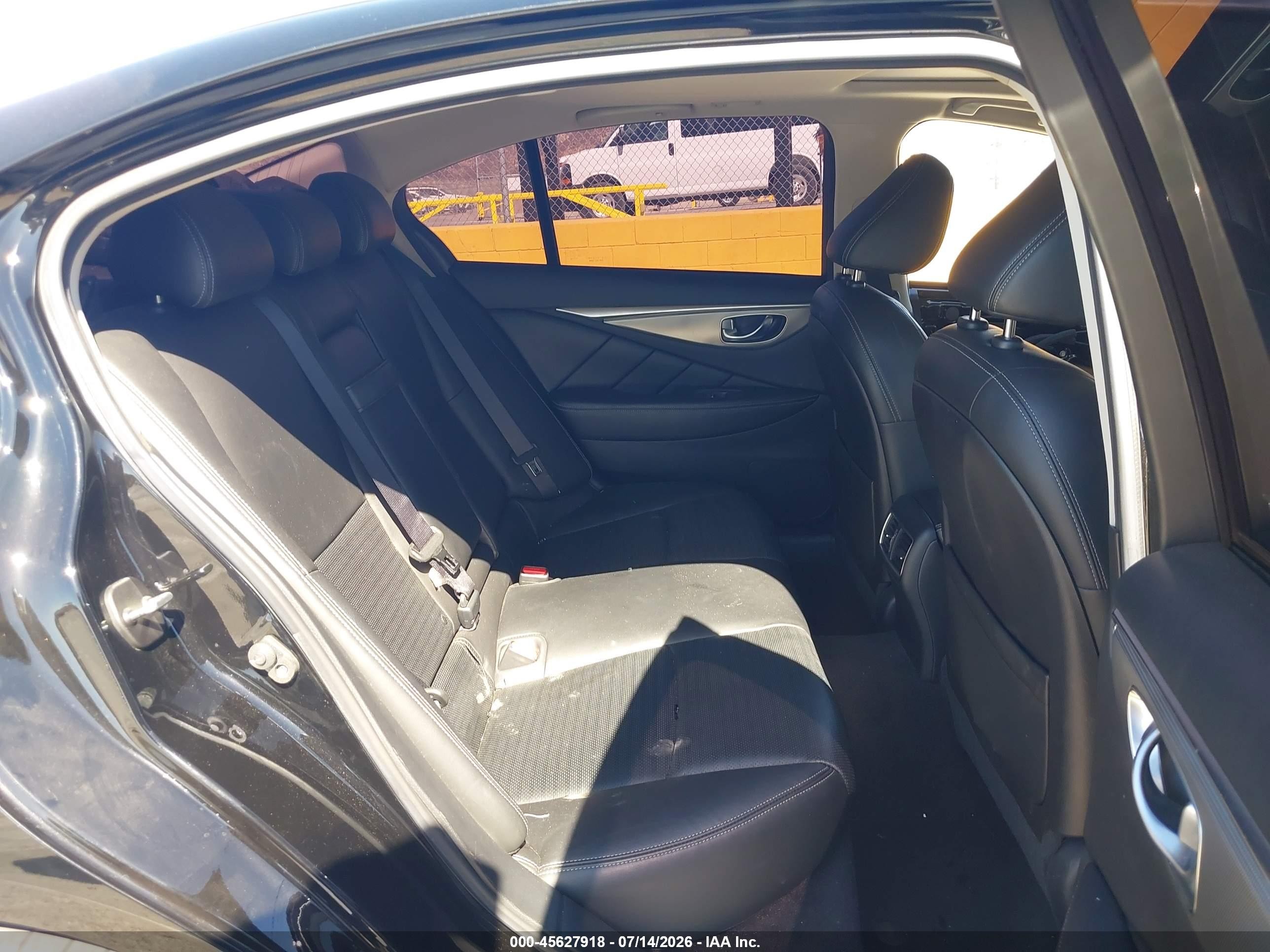 2019 Infiniti Q50 VIN JN1EV7AP0KM512223 IAAI salvage auction — Theft, Salvage (California), sold $3,200 on 2026-09-24 (photo 8)