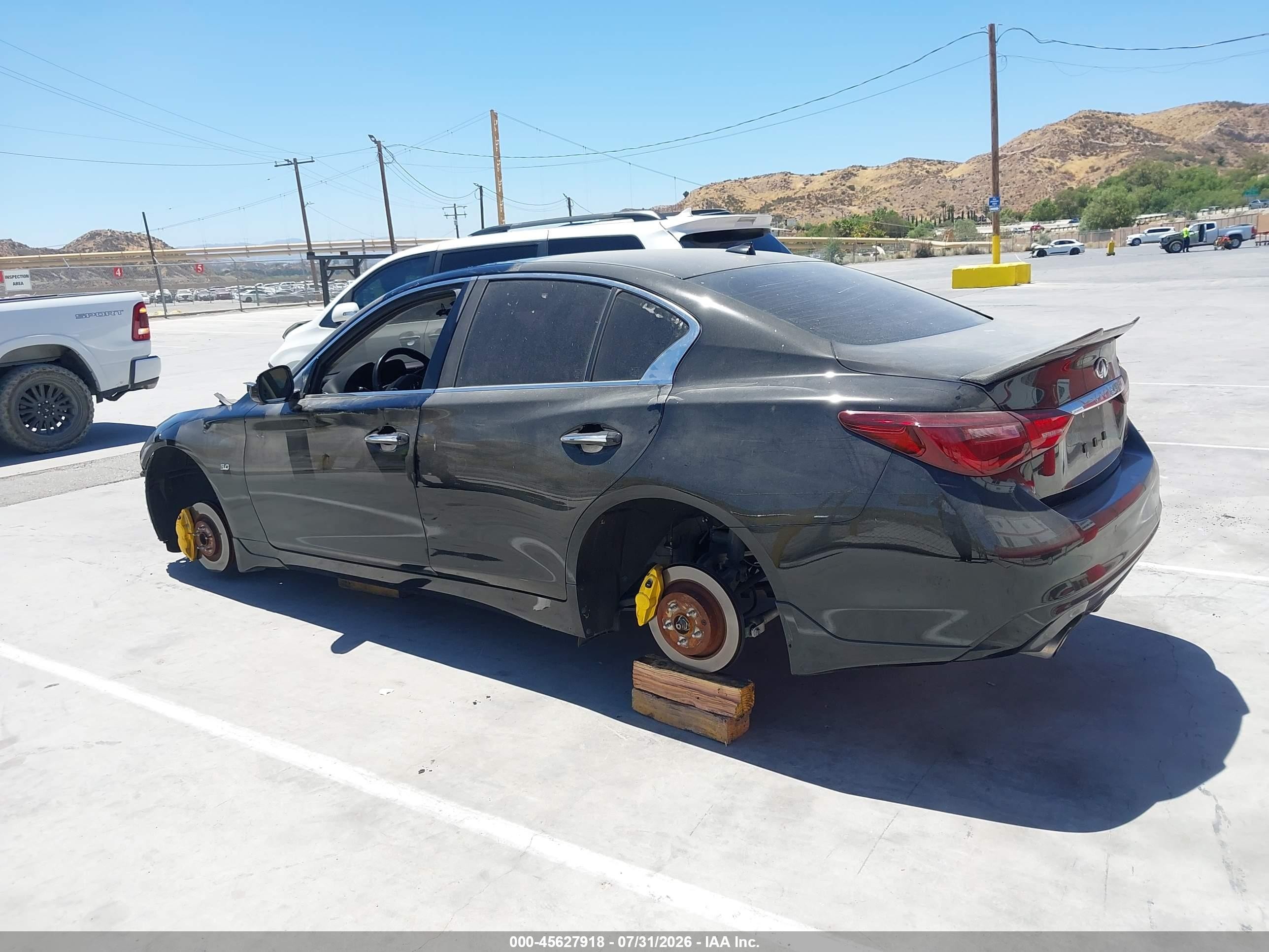 2019 Infiniti Q50 VIN JN1EV7AP0KM512223 IAAI salvage auction — Theft, Salvage (California), sold $3,200 on 2026-09-24 (photo 3)