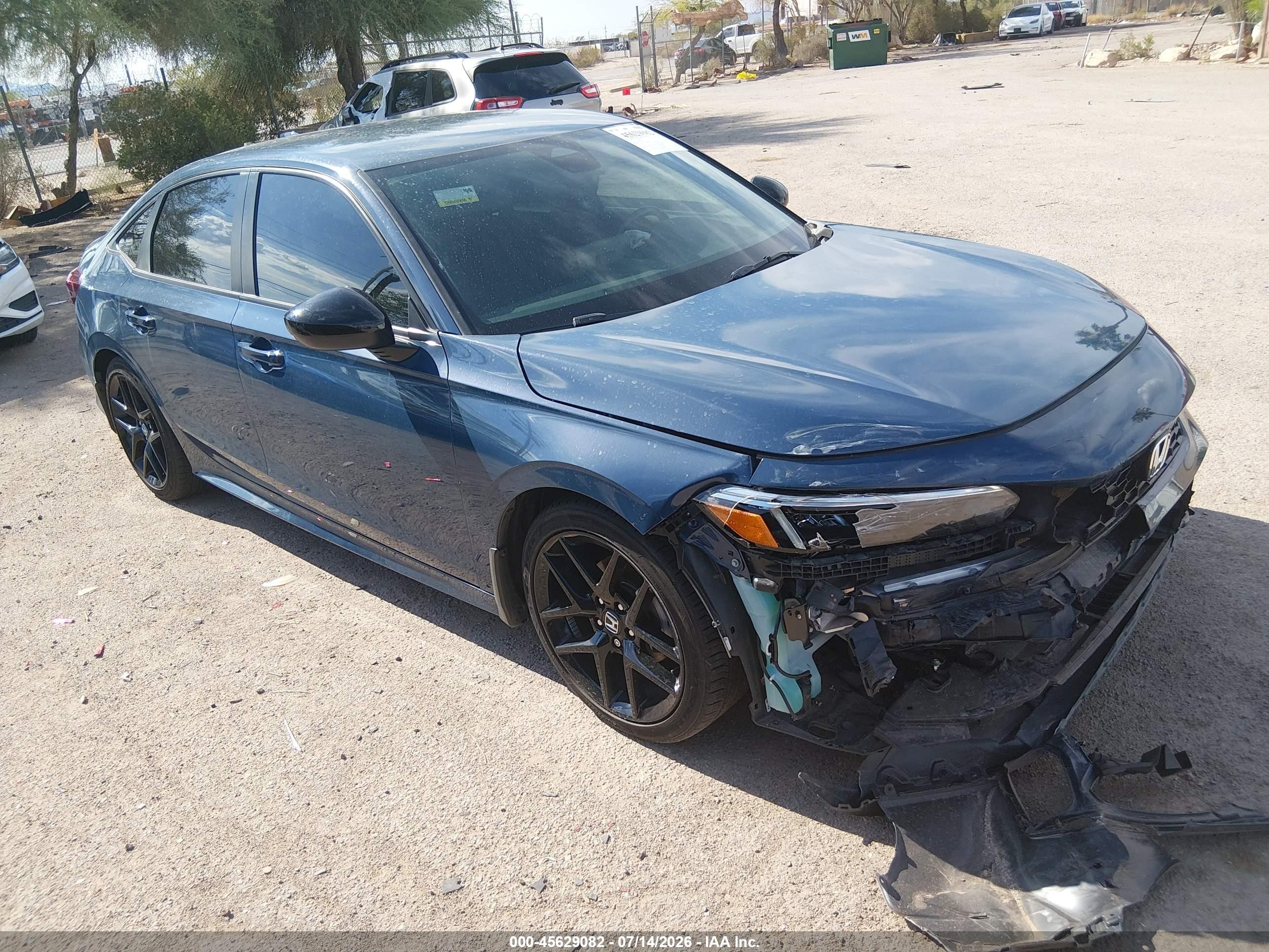 2025 Honda Civic VIN 2HGFE2F59SH553675 — IAAI salvage auction photo