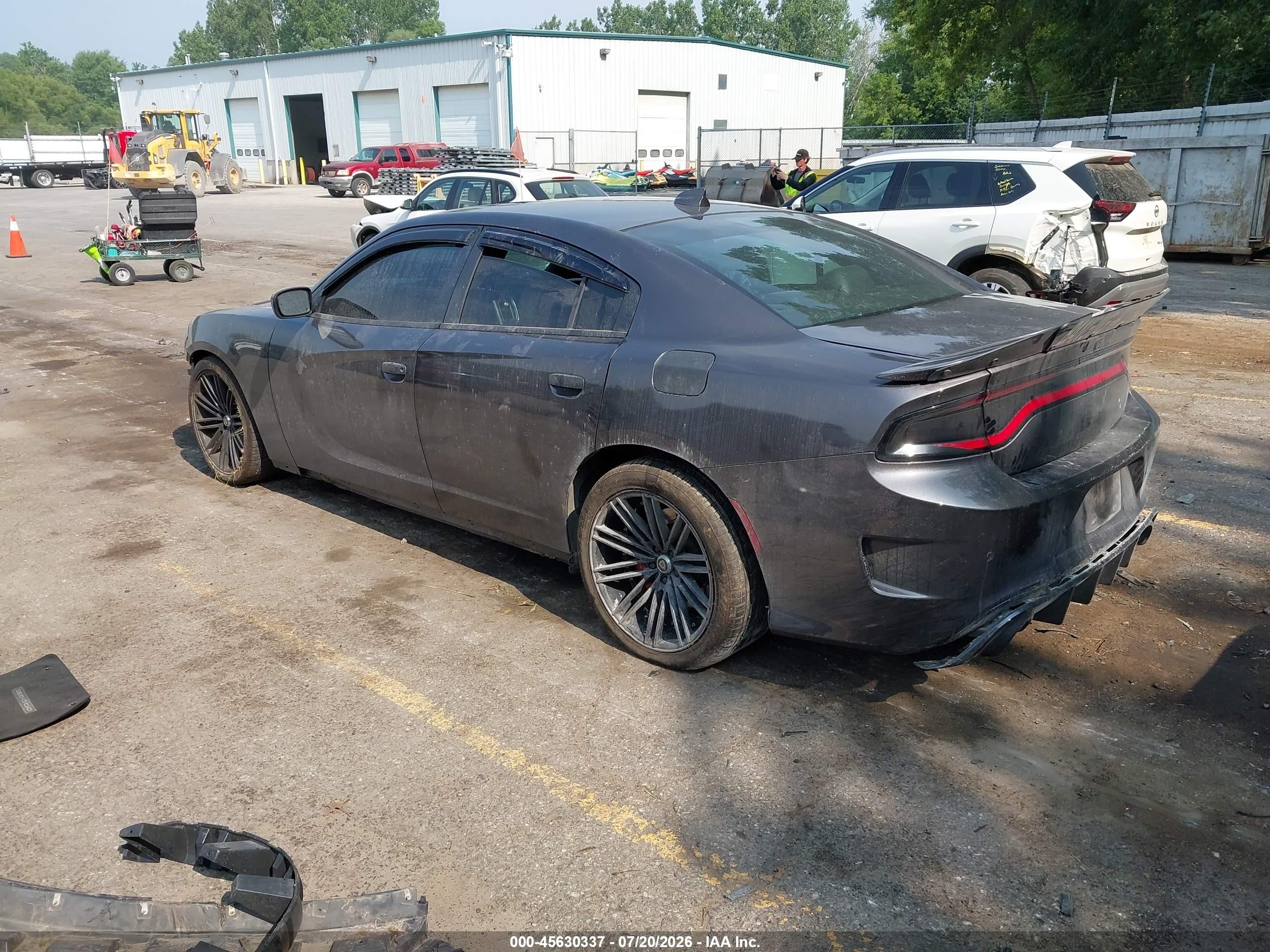 2017 Dodge Charger VIN 2C3CDXGJXHH630113 IAAI salvage auction — Front End, Clear (Michigan), sold $11,975 on 2026-09-12 (photo 3)