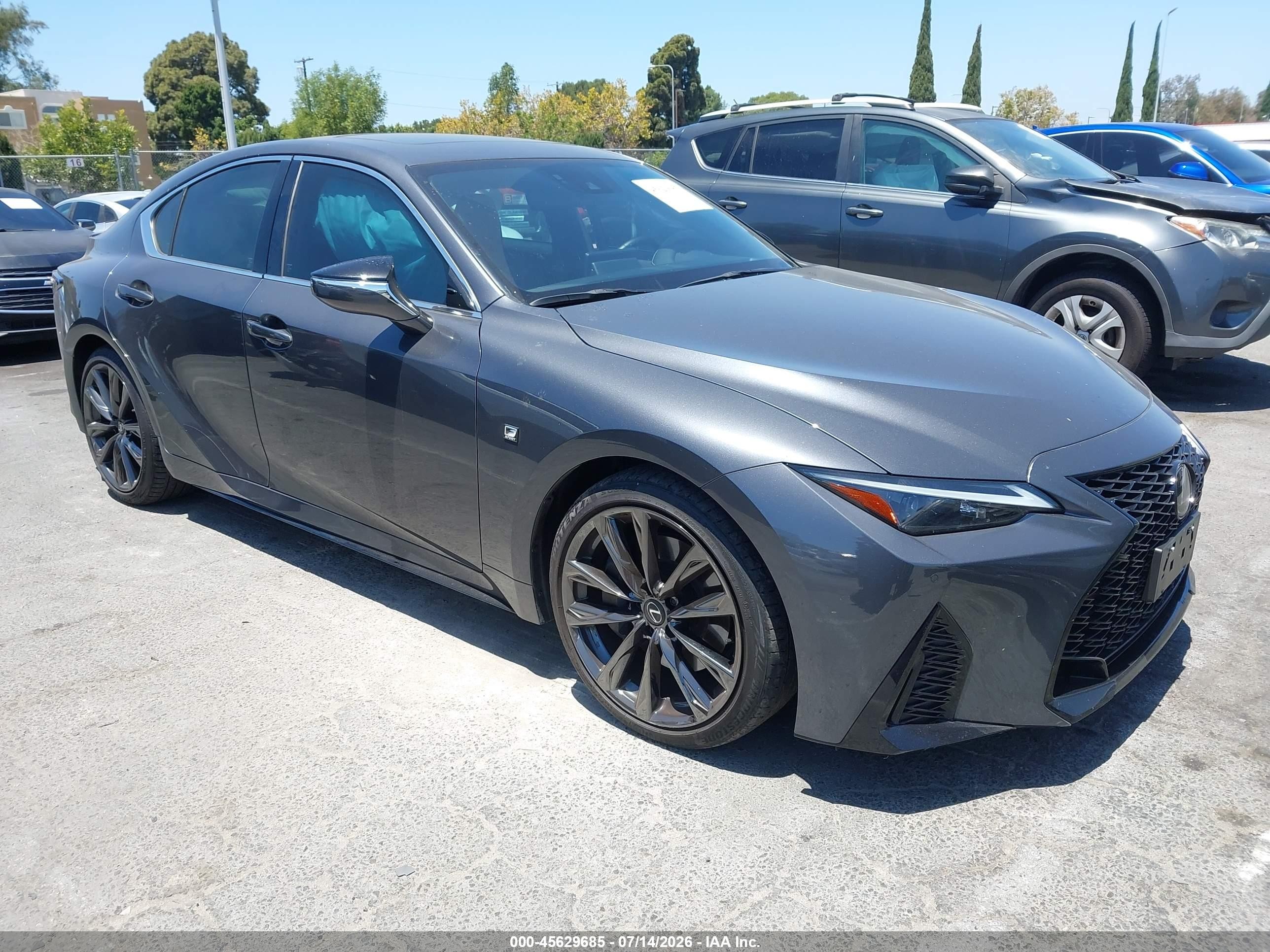 2023 Lexus IS 350 VIN JTHGZ1B26P5070591 — IAAI salvage auction photo