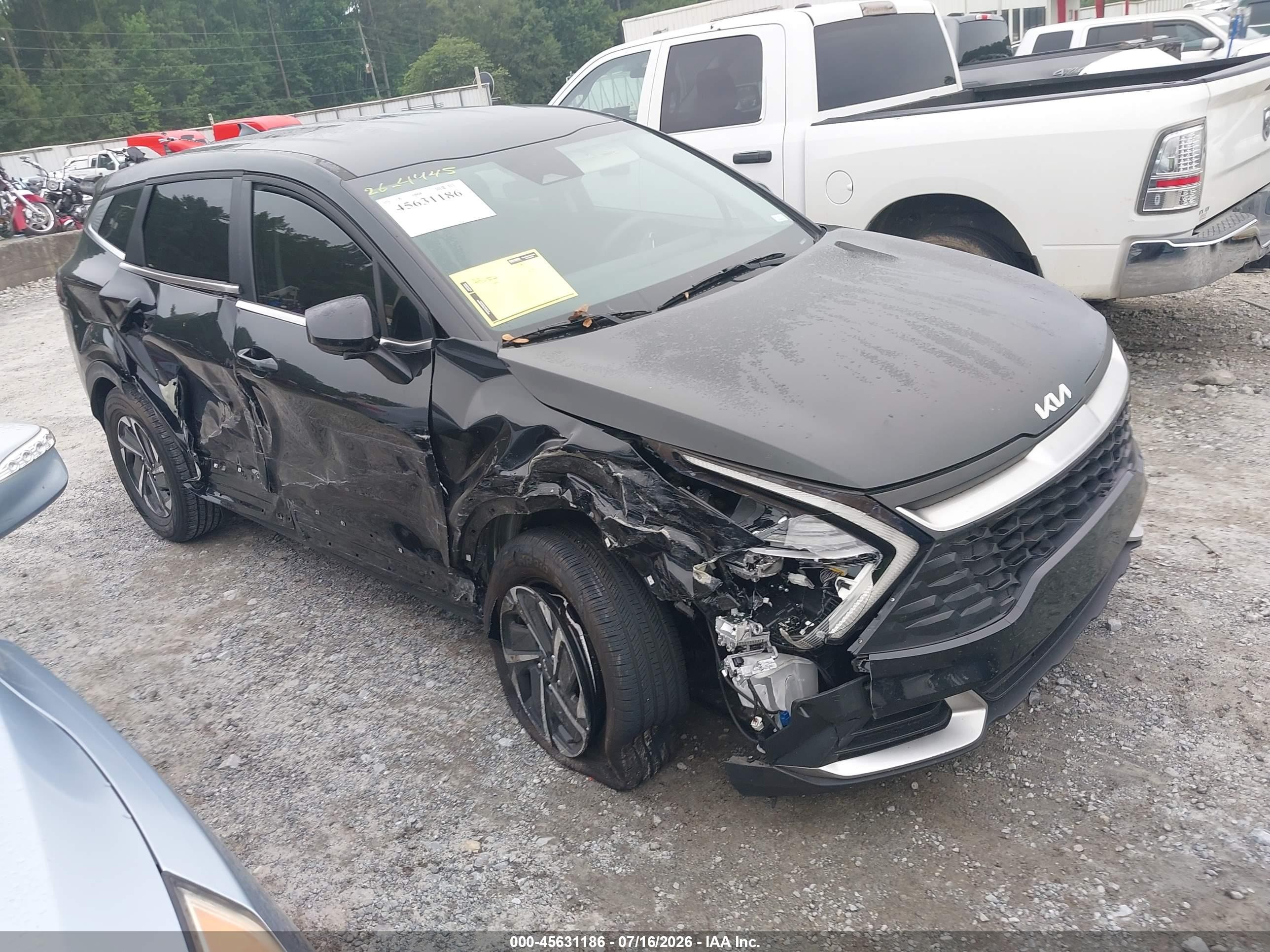 2025 Kia Sportage Hybrid VIN KNDPU3DG5S7193655 — IAAI salvage auction photo