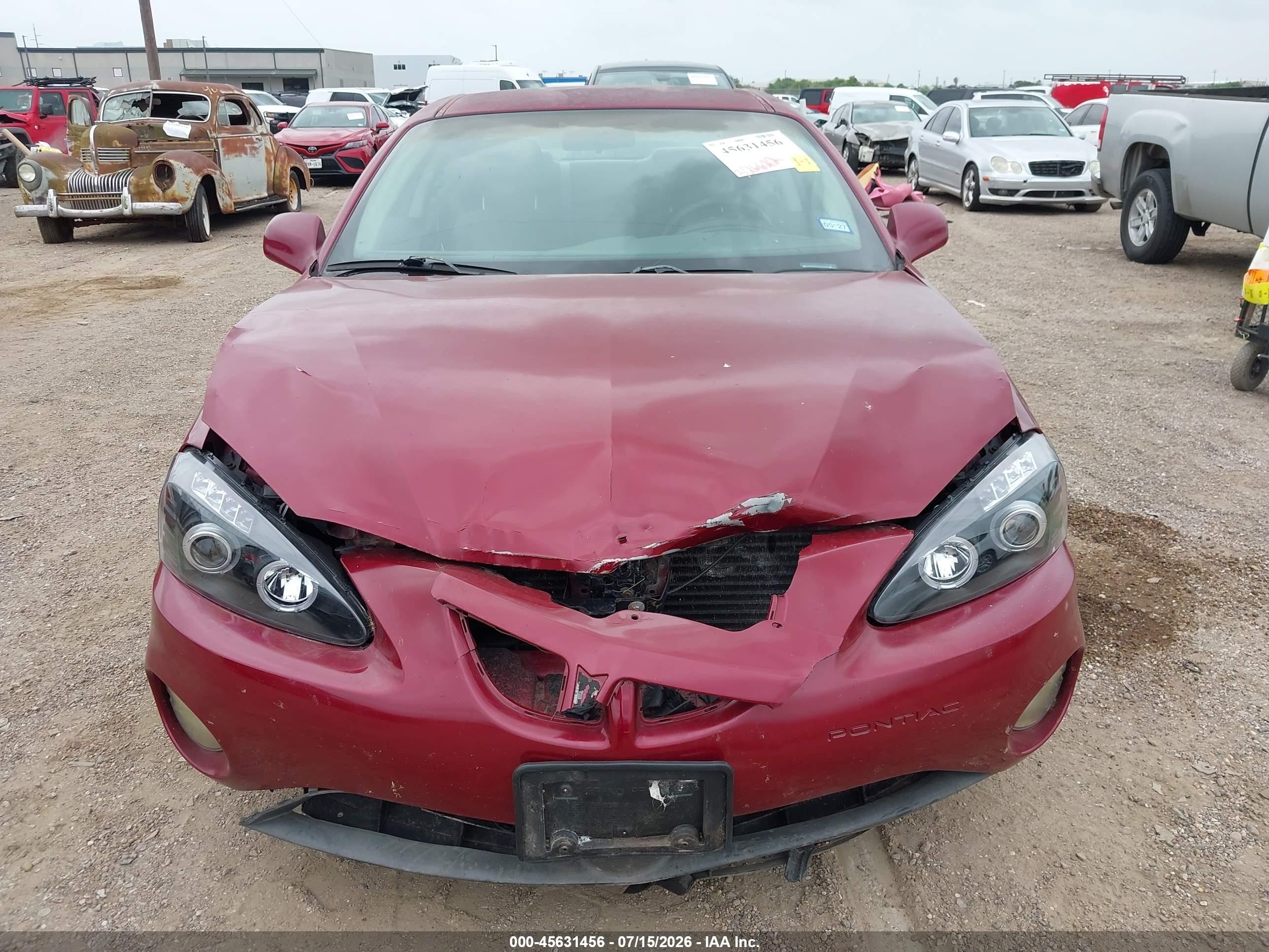 2004 Pontiac Grand prix VIN 2G2WP522841221913 IAAI salvage auction — Front End, Salvage (Texas), sold $200 on 2026-09-02 (photo 6)