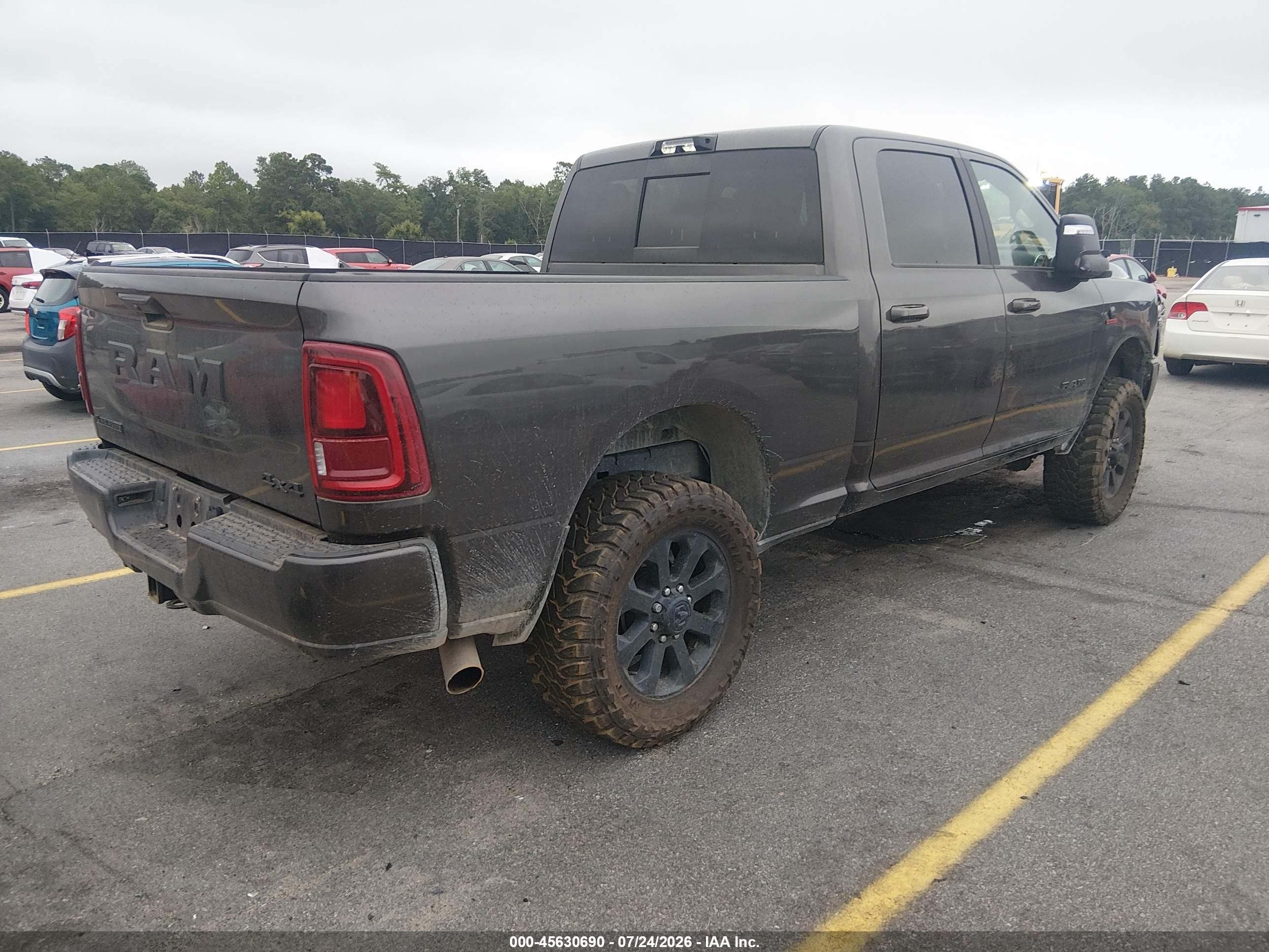 2026 Ram 2500 VIN 3C63R5FLXTG193024 IAAI salvage auction — Front End, Clear (South Carolina), sold $33,500 on 2026-09-15 (photo 4)