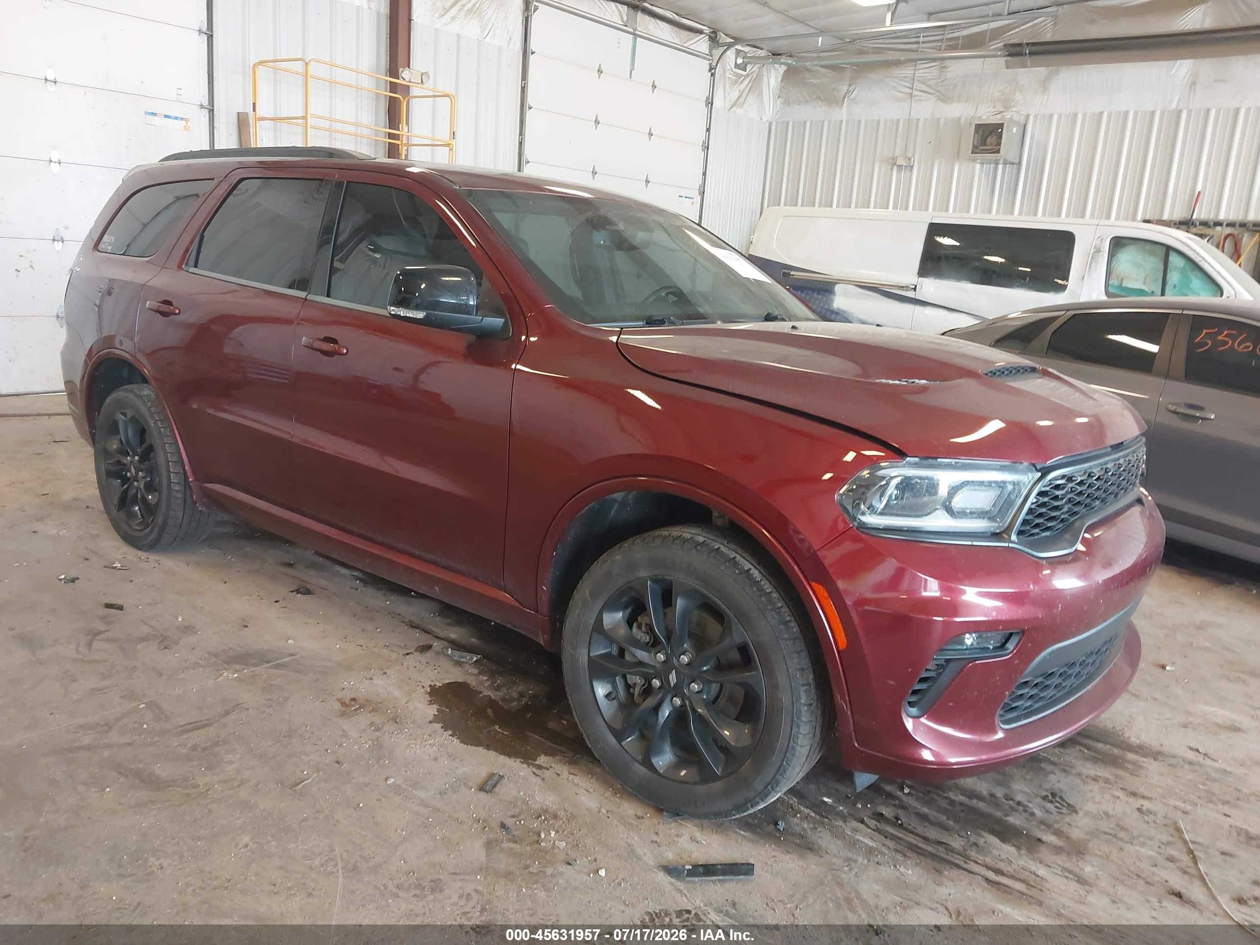 2021 Dodge Durango VIN 1C4RDJDGXMC850005 — IAAI salvage auction photo