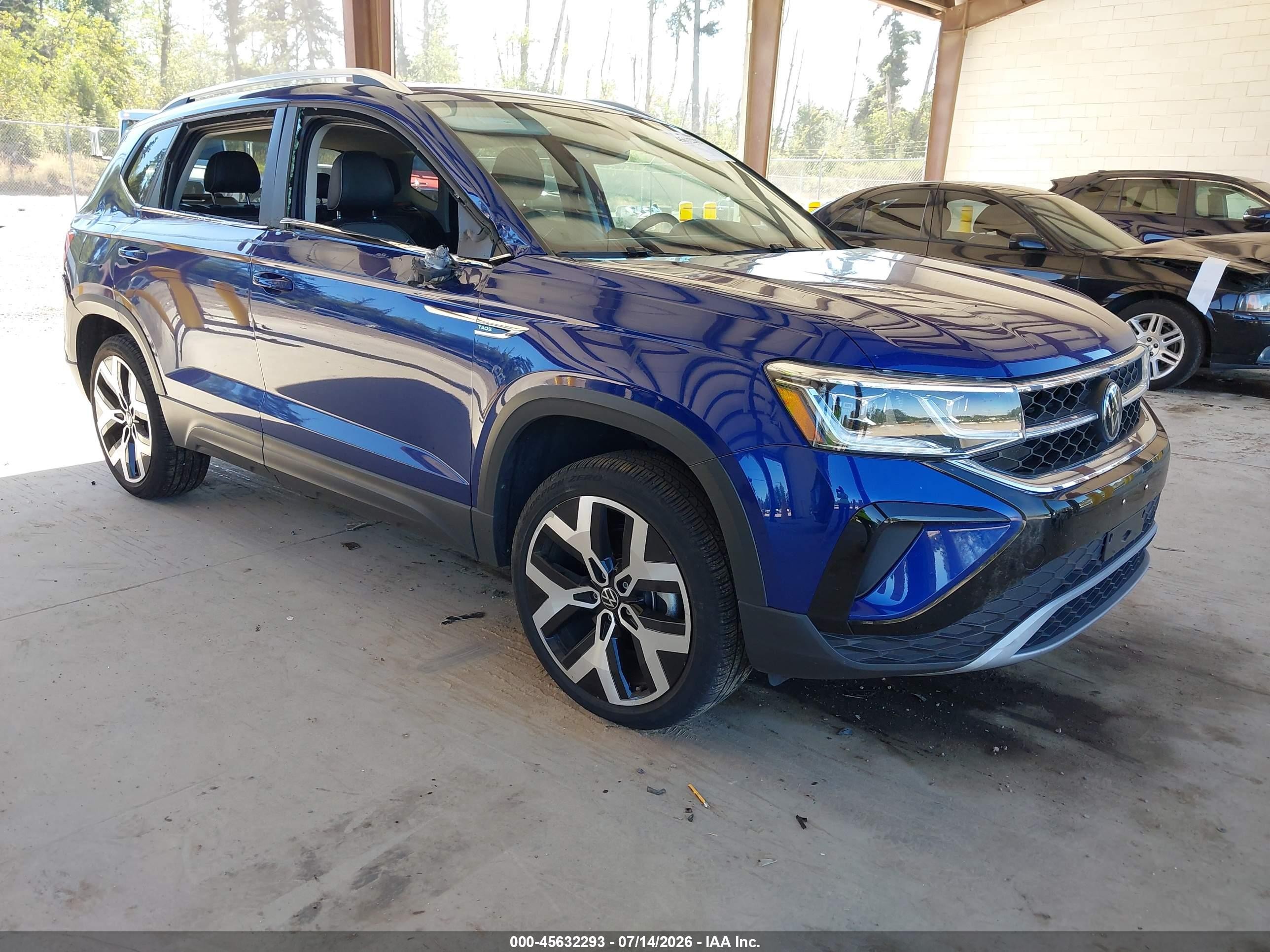 2023 Volkswagen Taos VIN 3VV2X7B20PM332508 — IAAI salvage auction photo