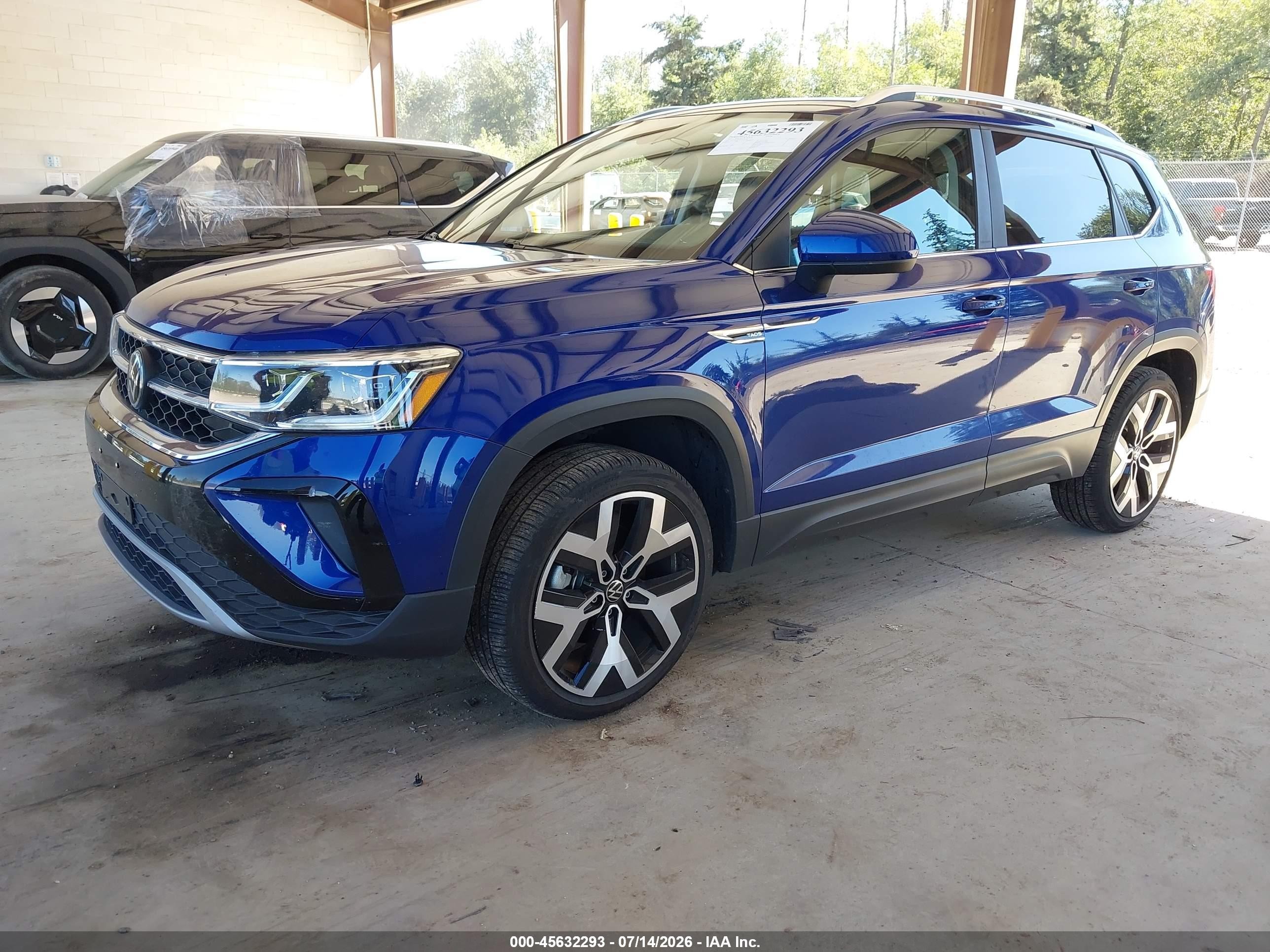 2023 Volkswagen Taos VIN 3VV2X7B20PM332508 IAAI salvage auction — Side, Bill Of Sale (Washington), sold $8,700 on 2026-09-11 (photo 2)