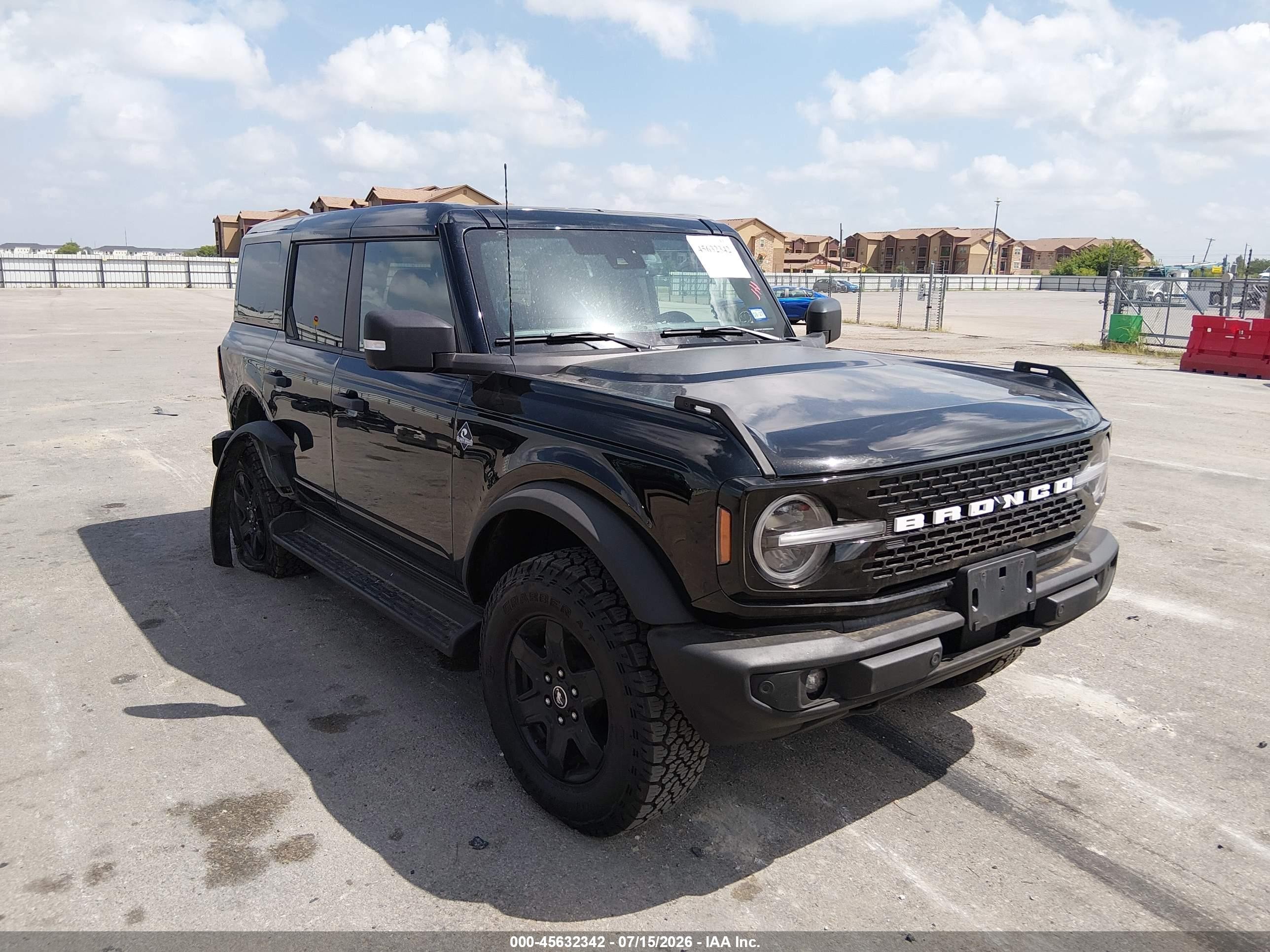 2025 Ford Bronco VIN 1FMDE8BH2SLB08489 — IAAI salvage auction photo