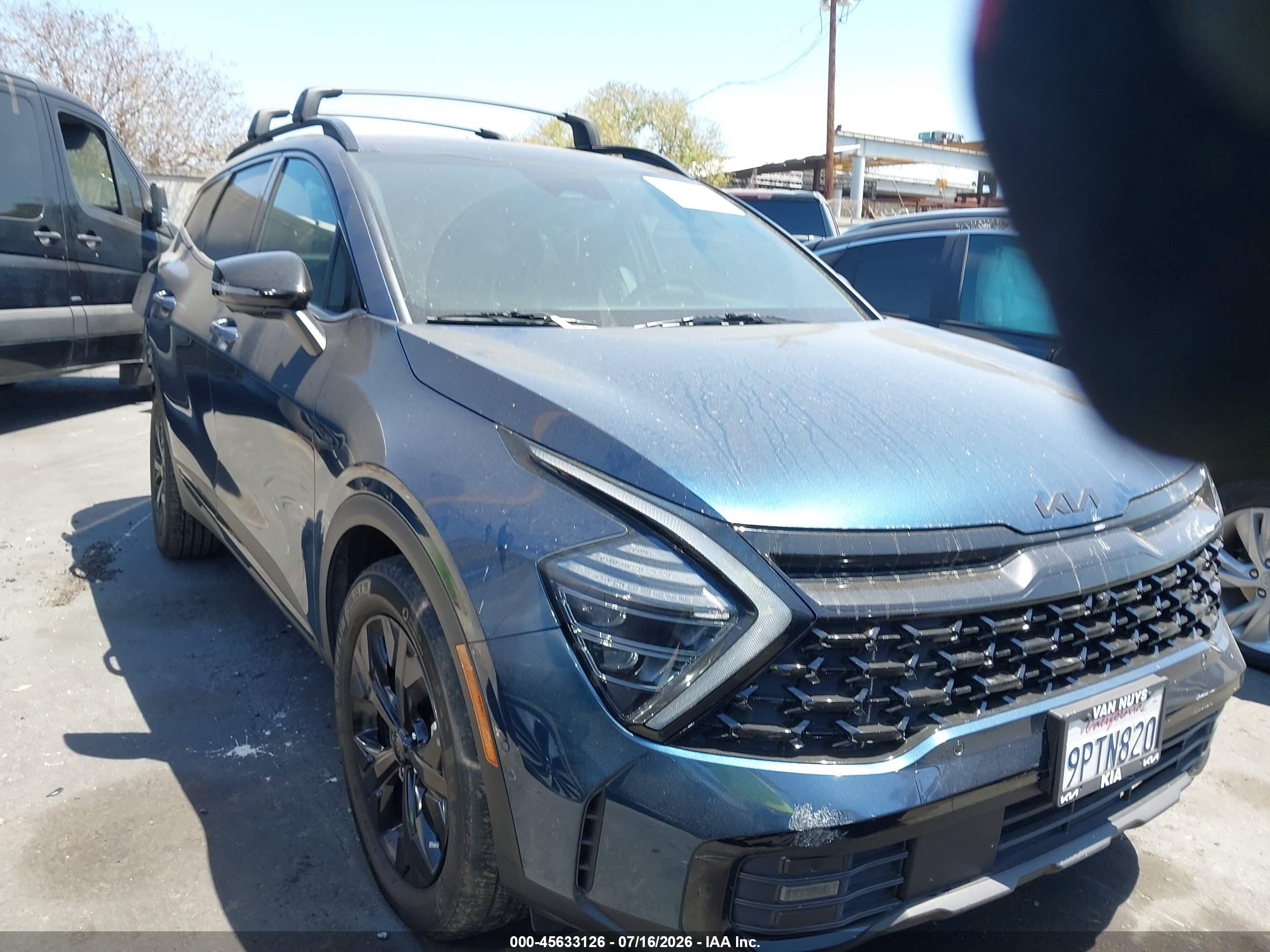 2025 Kia Sportage Hybrid VIN KNDPZDDH8S7180074 — IAAI salvage auction photo