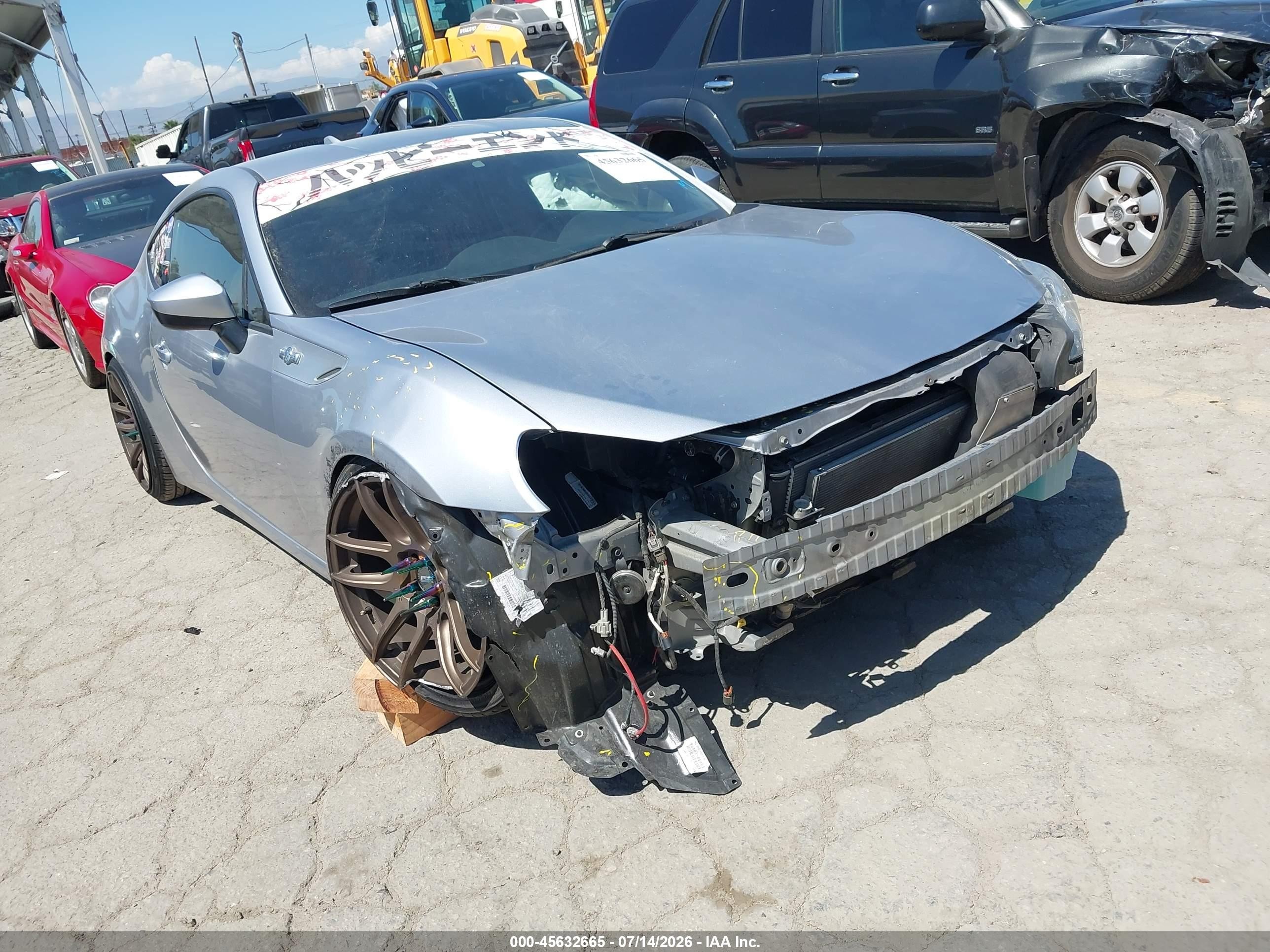 2015 Scion Fr-s VIN JF1ZNAA12F9702644 IAAI salvage auction — Front End, Salvage (California), sold $2,100 on 2026-09-07 (photo 6)