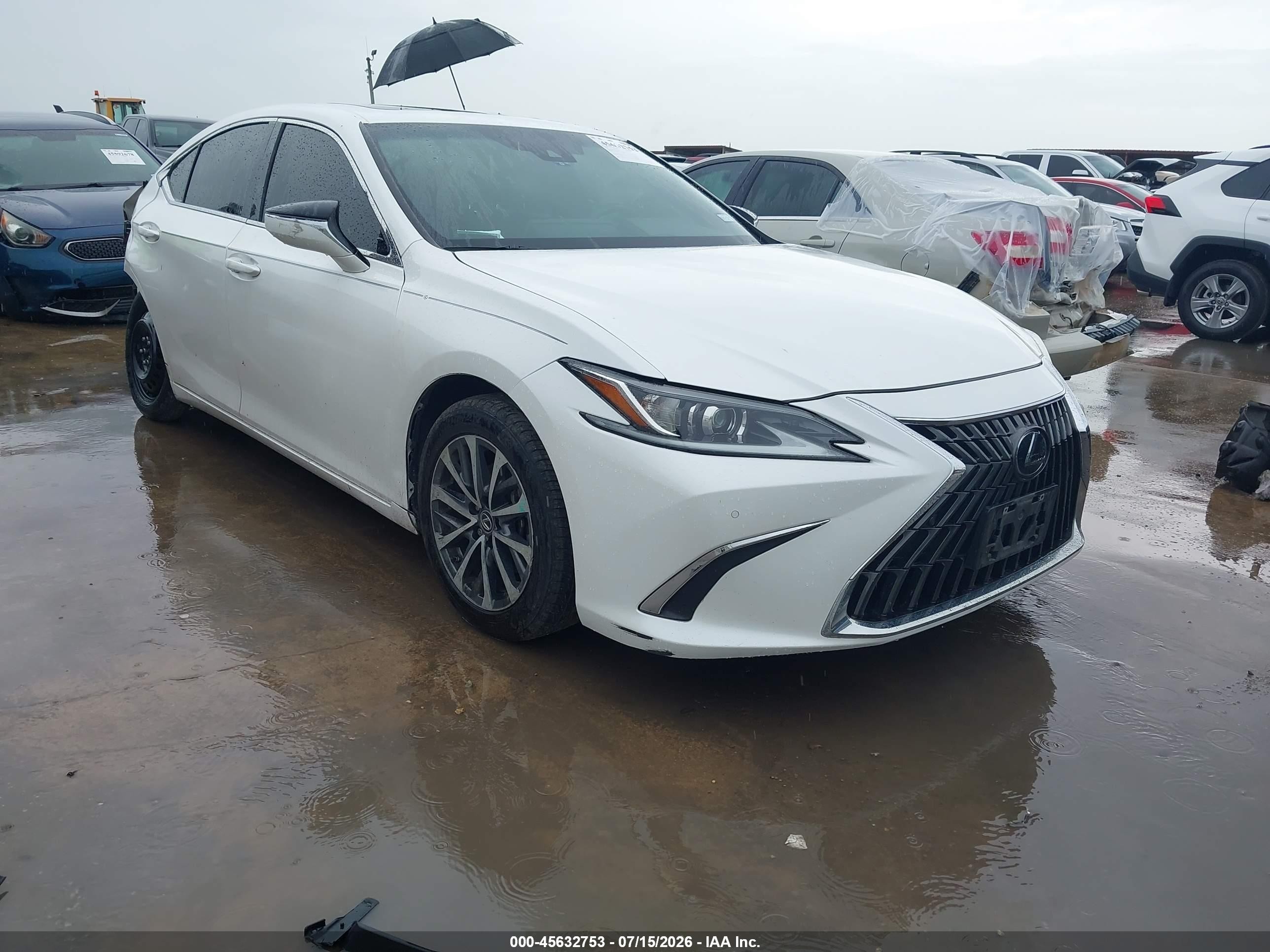 2022 Lexus ES 350 VIN 58ADZ1B1XNU127037 — IAAI salvage auction photo