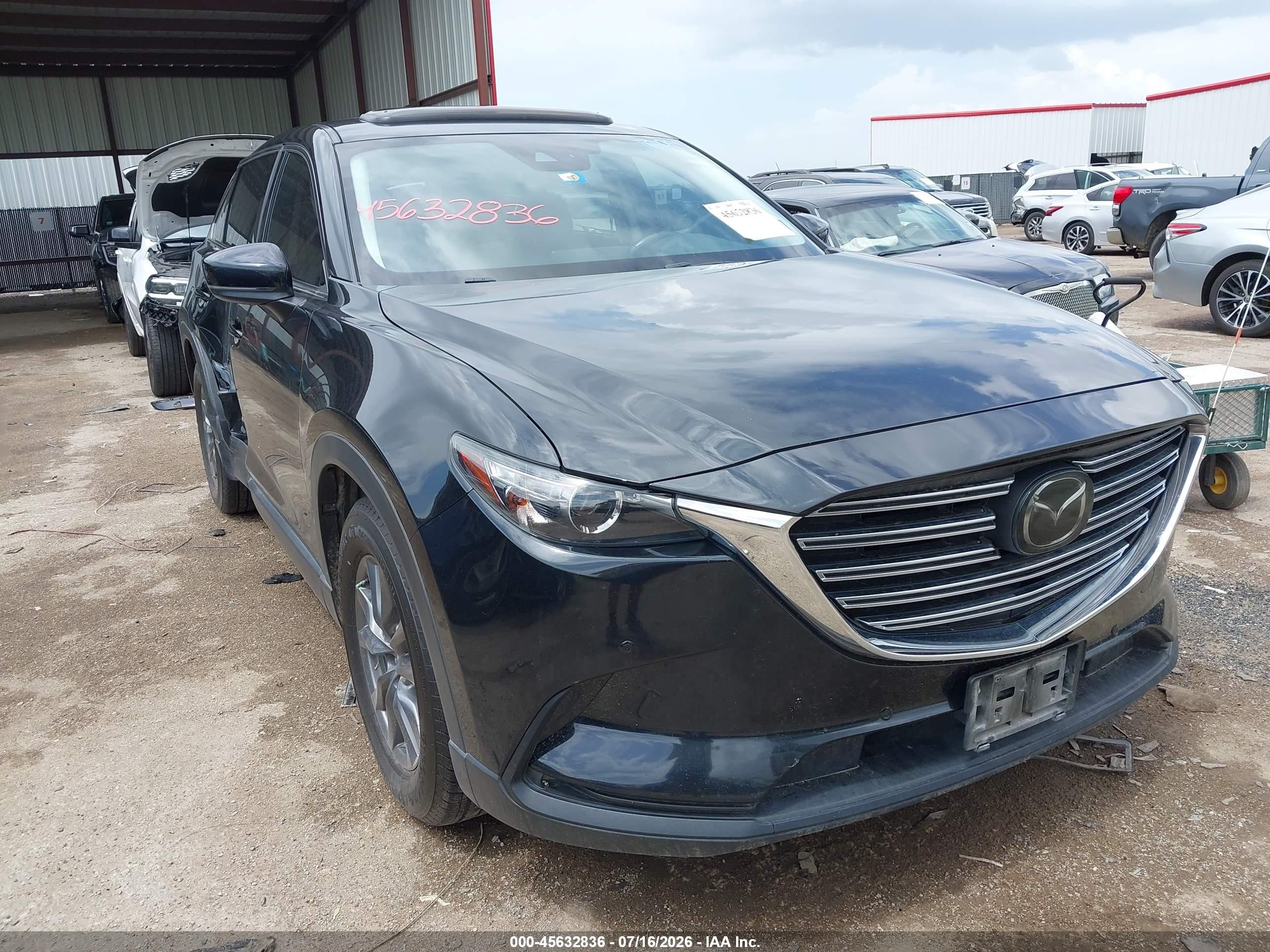 2021 Mazda CX-9 VIN JM3TCBCYXM0540776 — IAAI salvage auction photo