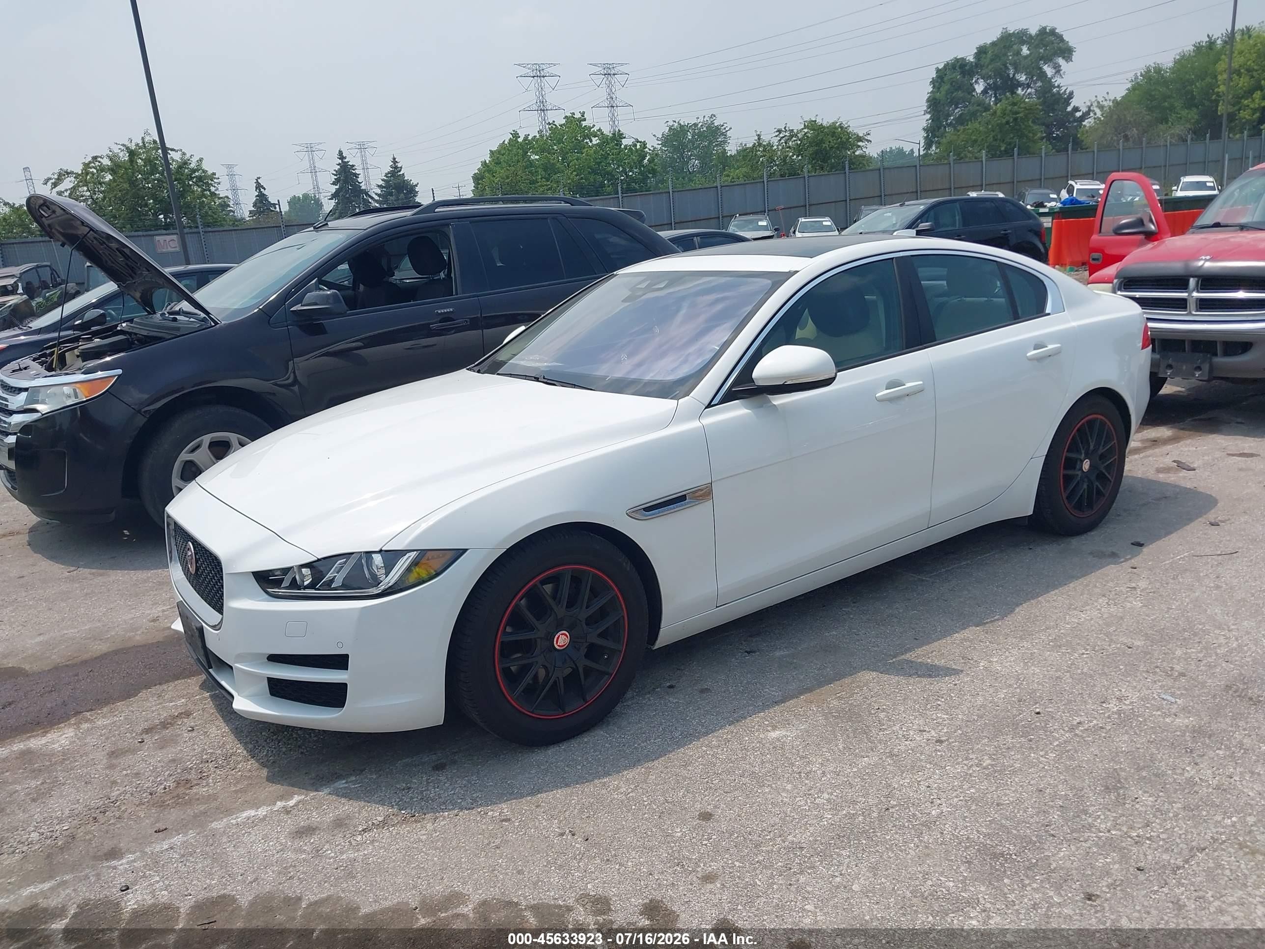 2017 Jaguar Xe VIN SAJAD4BN5HCP10984 IAAI salvage auction — Water/Flood, Salvage (Illinois), sold $3,000 on 2026-09-08 (photo 2)