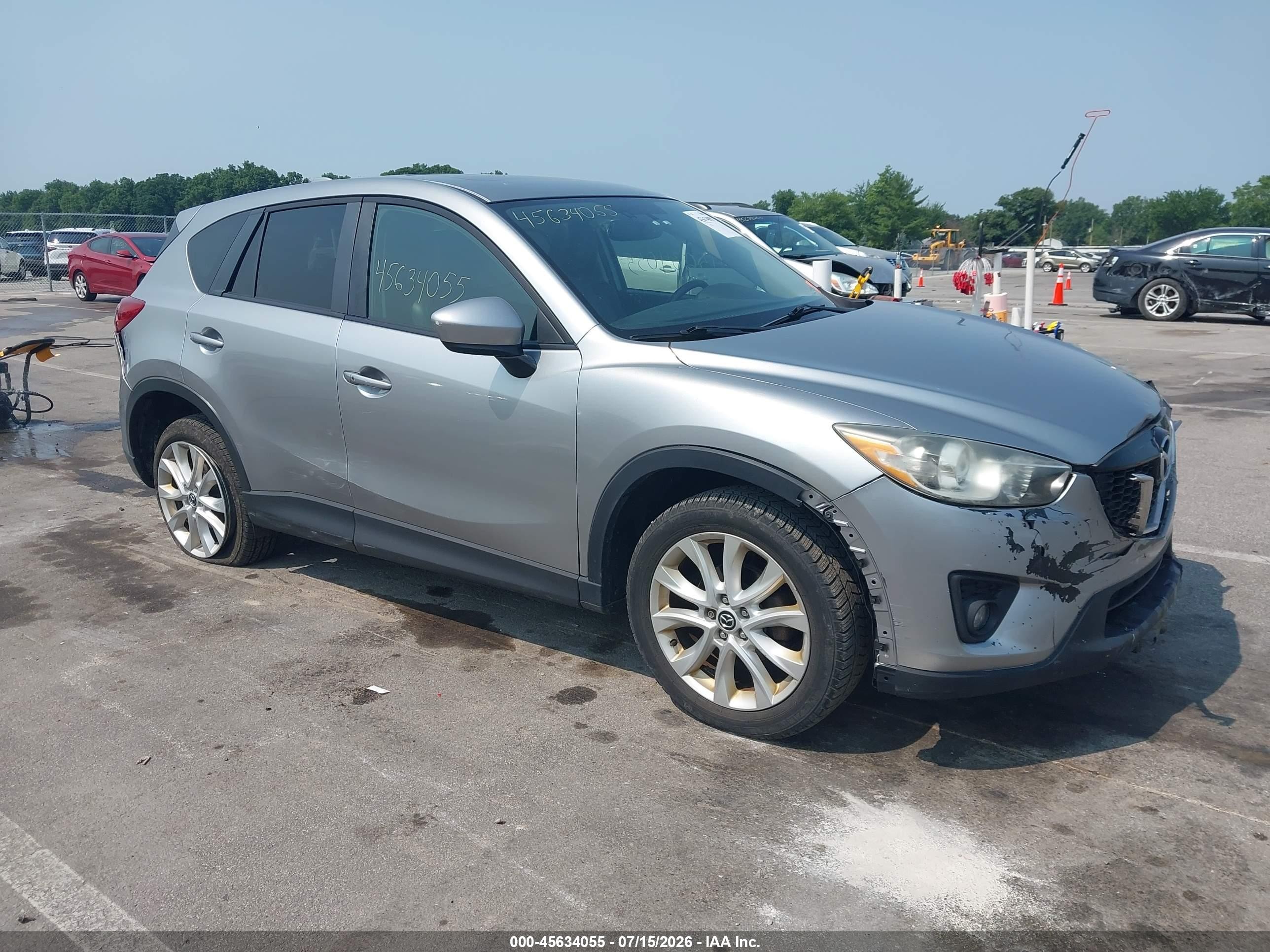 2013 Mazda Cx-5 VIN JM3KE4DE8D0100514 IAAI salvage auction — Front End, Salvage (Pennsylvania), sold $2,550 on 2026-09-28 (photo 1)