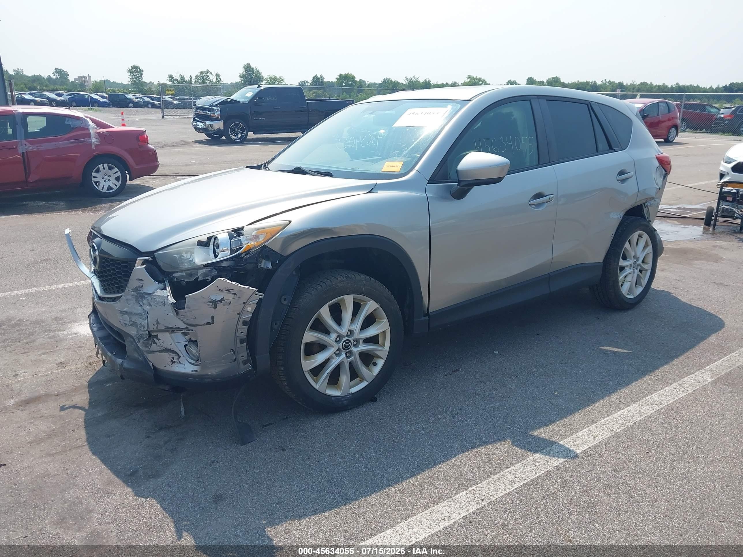 2013 Mazda Cx-5 VIN JM3KE4DE8D0100514 IAAI salvage auction — Front End, Salvage (Pennsylvania), sold $2,550 on 2026-09-28 (photo 2)