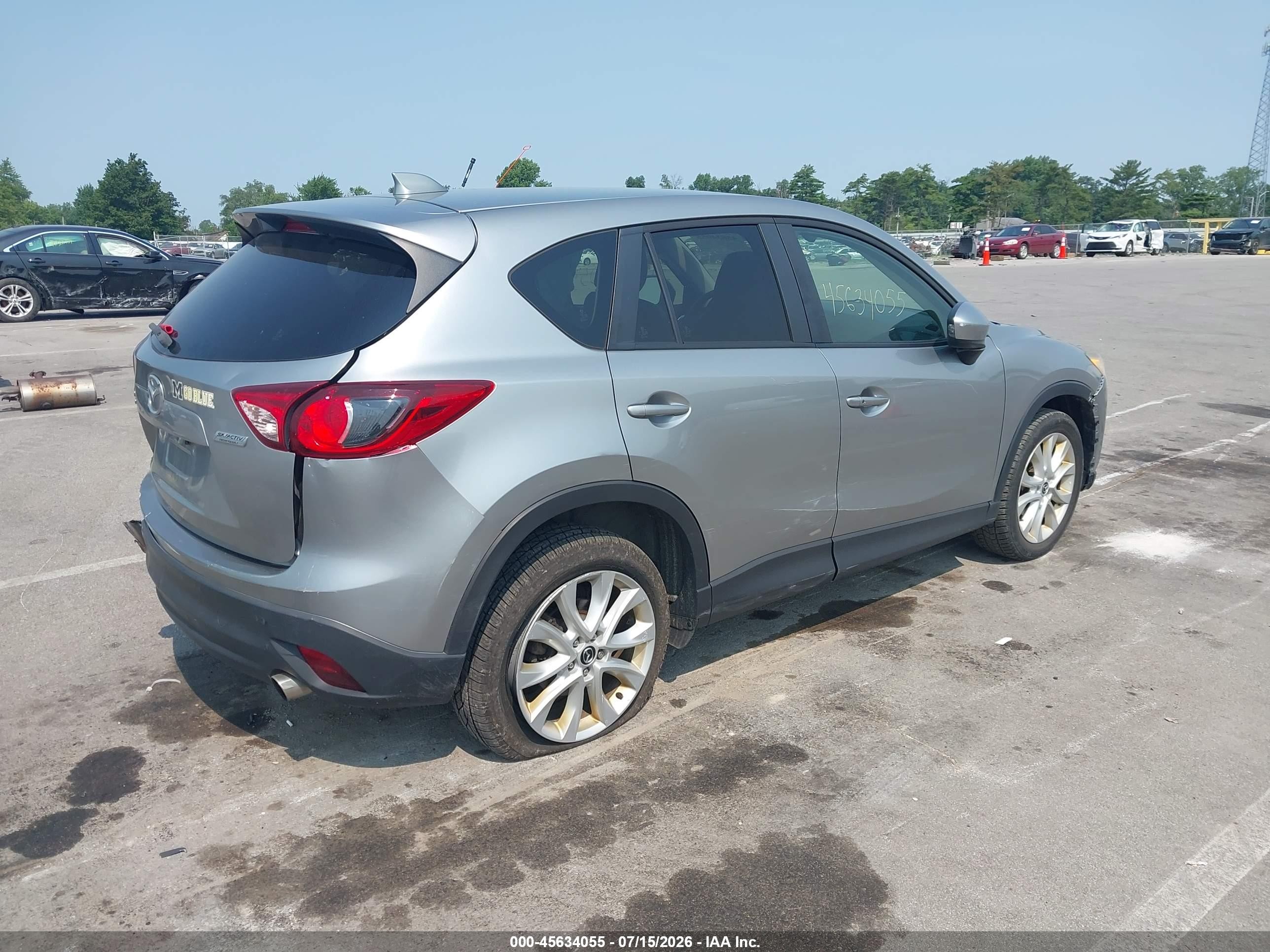 2013 Mazda Cx-5 VIN JM3KE4DE8D0100514 IAAI salvage auction — Front End, Salvage (Pennsylvania), sold $2,550 on 2026-09-28 (photo 4)