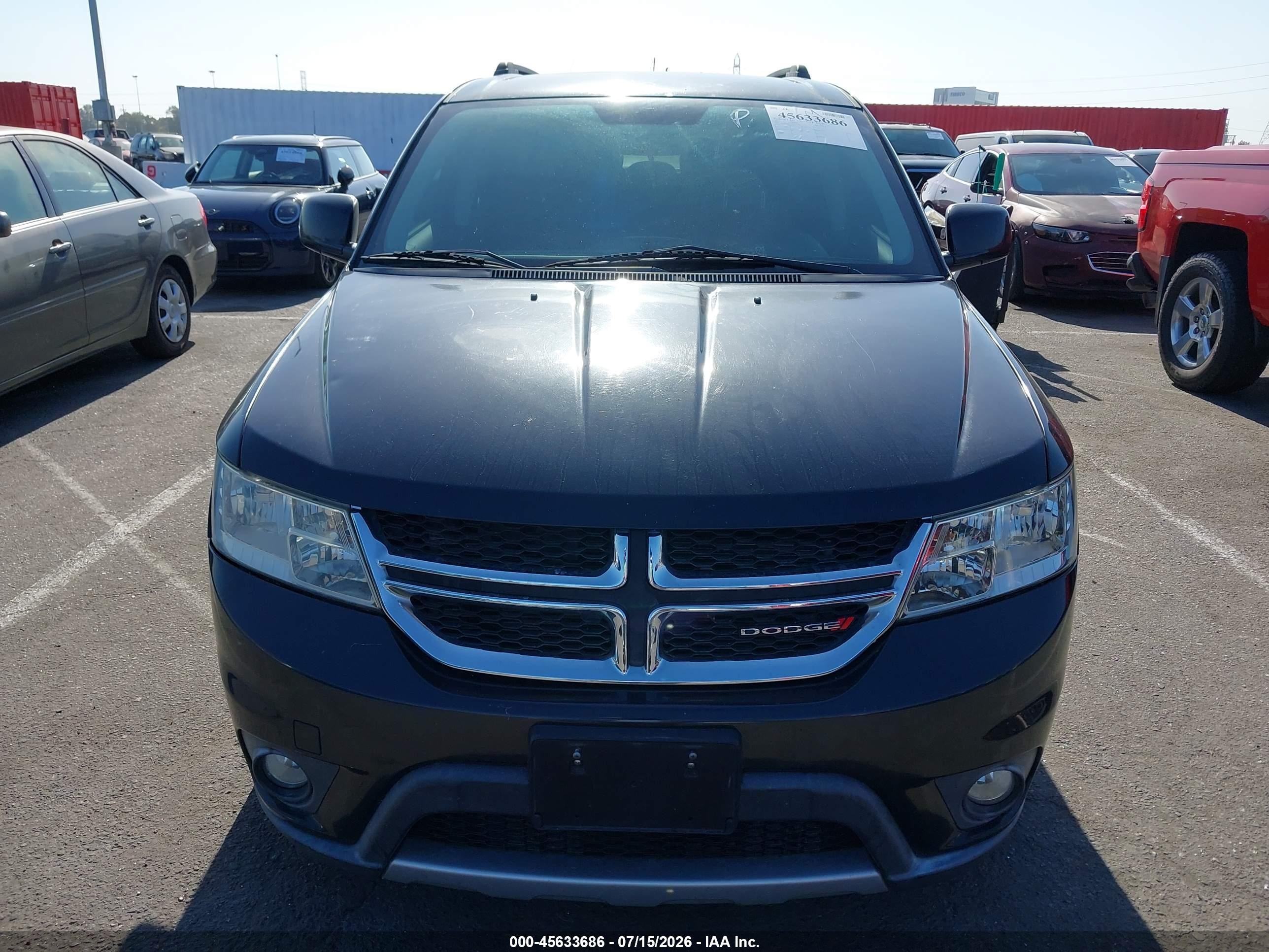 2013 Dodge Journey VIN 3C4PDDBG1DT593283 IAAI salvage auction — Normal Wear, Clear - Dealer Only (California), sold $475 on 2026-09-03 (photo 6)