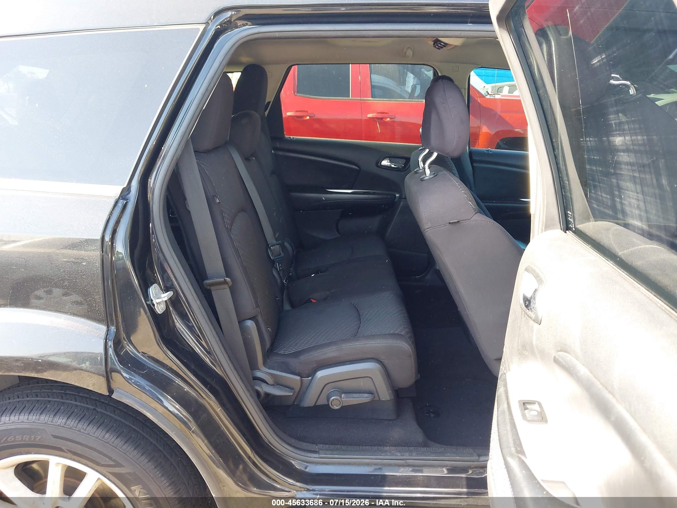 2013 Dodge Journey VIN 3C4PDDBG1DT593283 IAAI salvage auction — Normal Wear, Clear - Dealer Only (California), sold $475 on 2026-09-03 (photo 8)