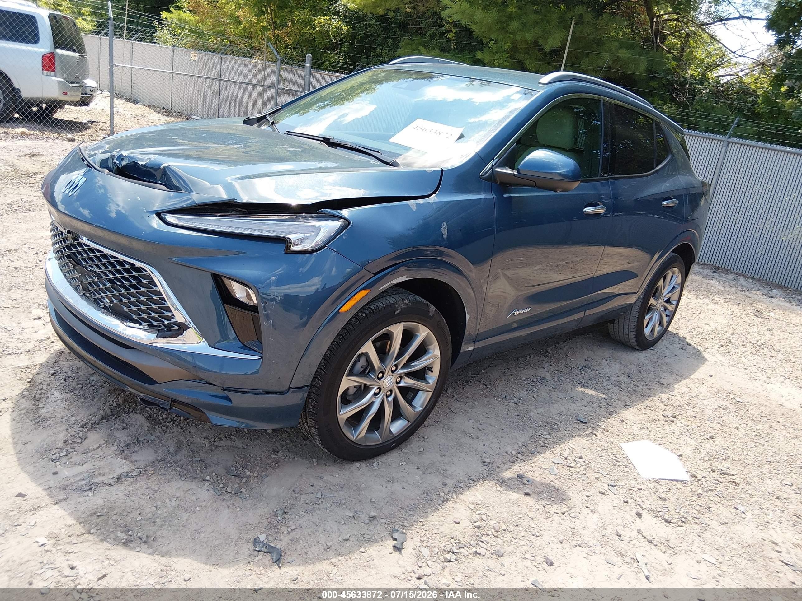 2024 Buick Encore GX VIN KL4AMGSL1RB189617 IAAI salvage auction — Front End, Clear Claim Paid (Wisconsin), sold $10,500 on 2026-09-19 (photo 2)