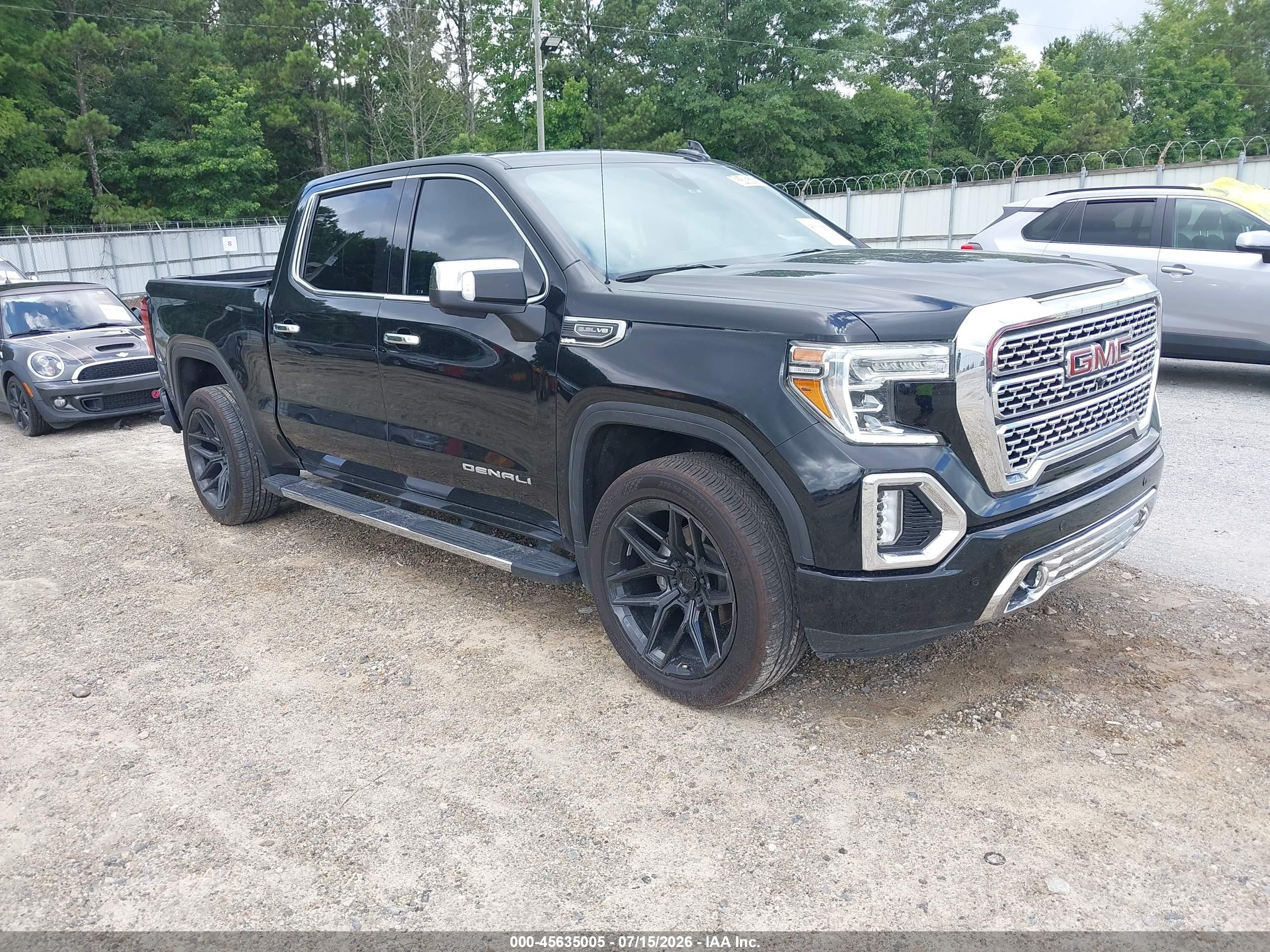 2021 GMC Sierra 1500 VIN 3GTU9FED3MG296364 — IAAI salvage auction photo