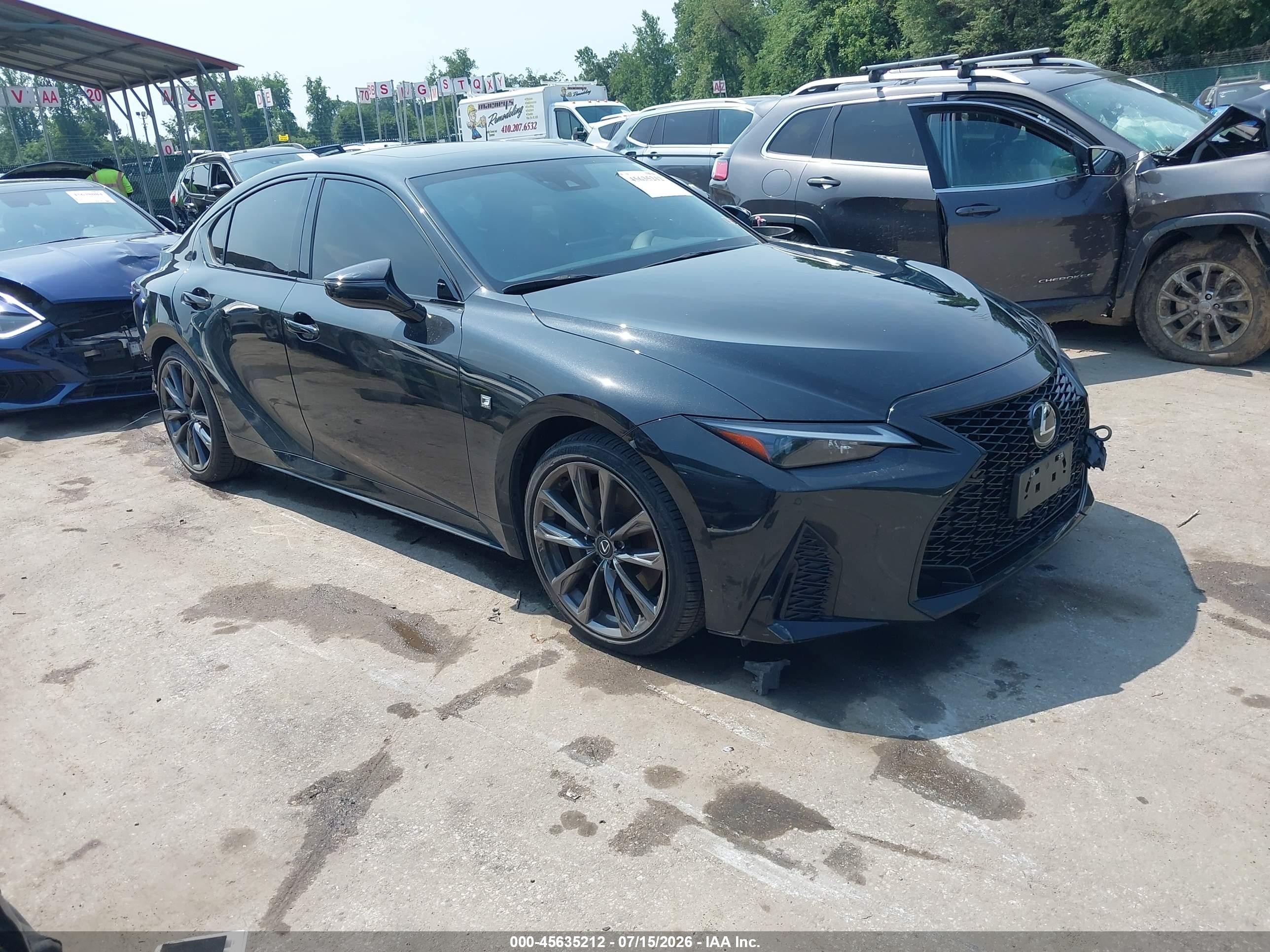 2025 Lexus IS 350 VIN JTHGZ1E28S5040299 — IAAI salvage auction photo