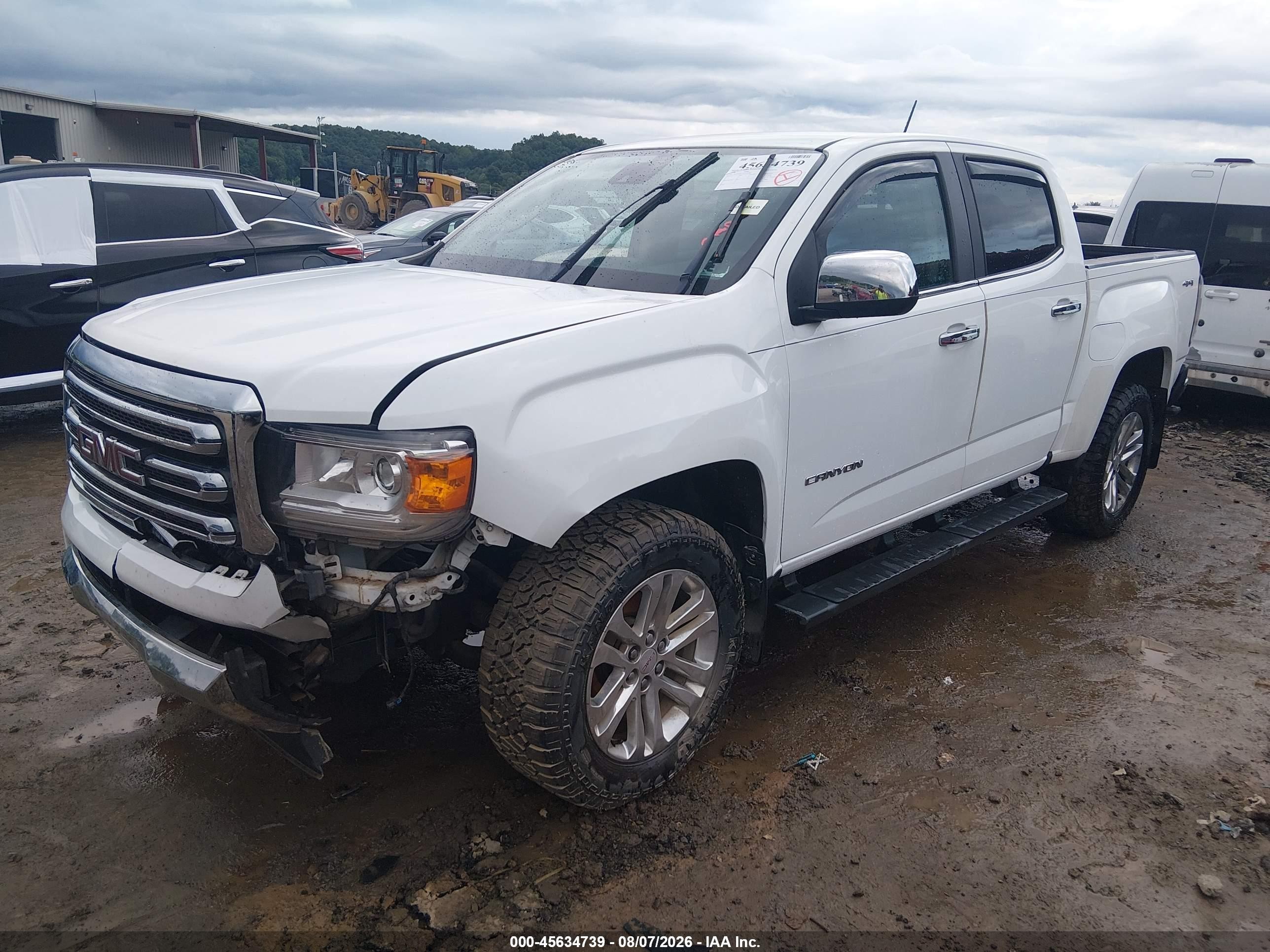 2016 Gmc Canyon VIN 1GTG6DE32G1197748 IAAI salvage auction — Front End, Salvage (West Virginia), sold $1,600 on 2026-09-05 (photo 2)