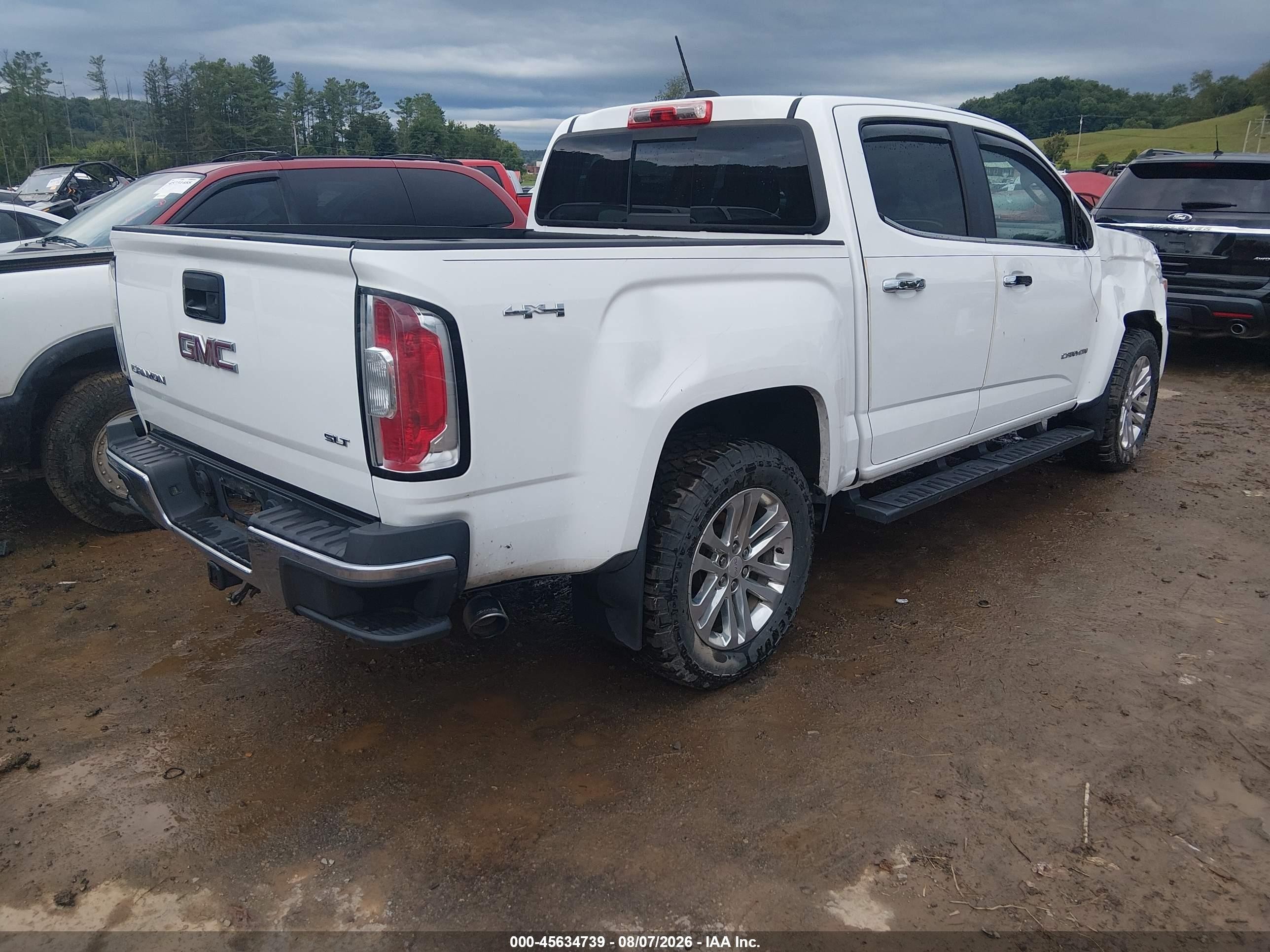 2016 Gmc Canyon VIN 1GTG6DE32G1197748 IAAI salvage auction — Front End, Salvage (West Virginia), sold $1,600 on 2026-09-05 (photo 4)