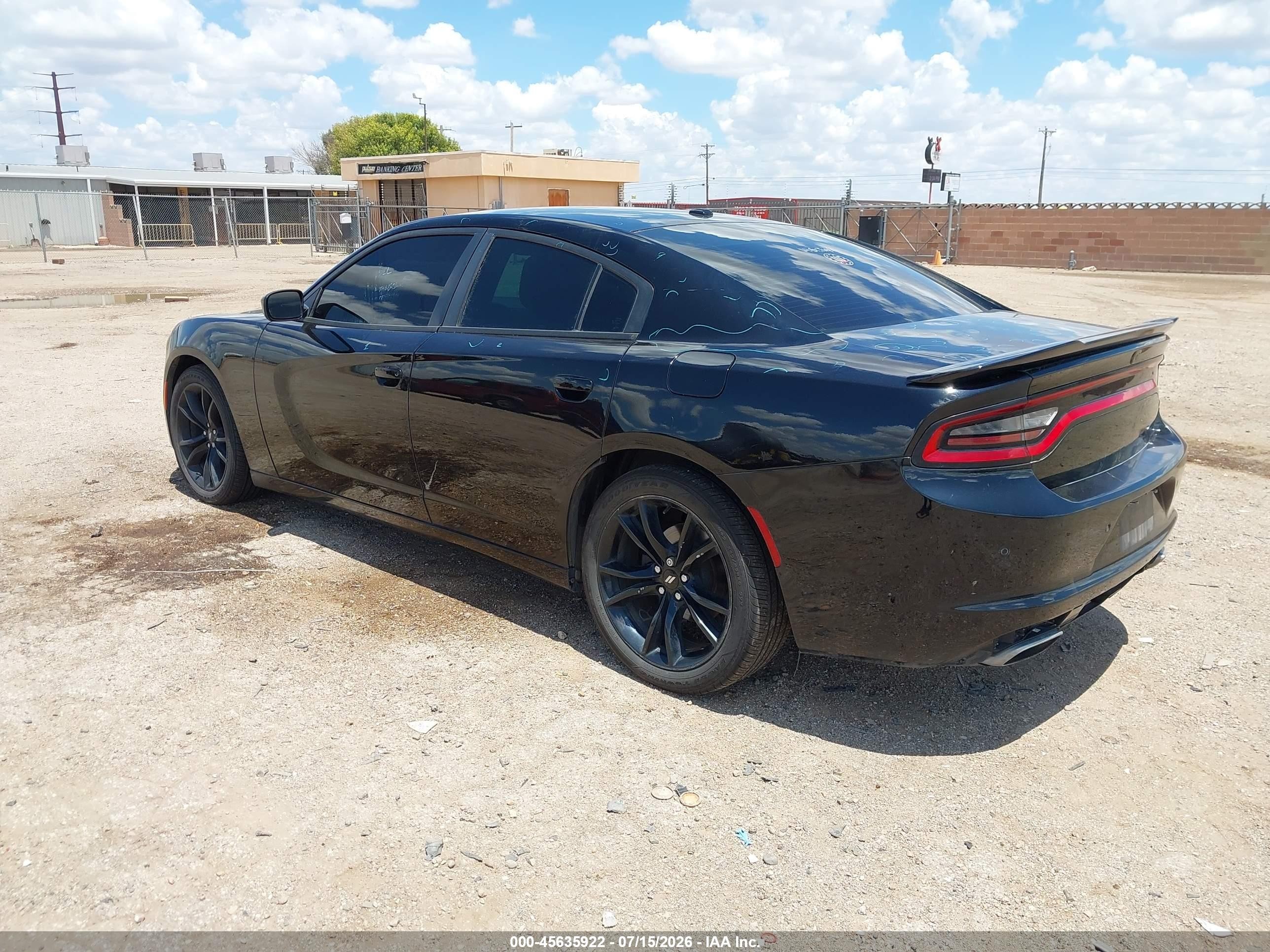 2018 Dodge Charger VIN 2C3CDXBG6JH157389 IAAI salvage auction — Hail, Salvage (Texas), sold $3,300 on 2026-09-25 (photo 3)