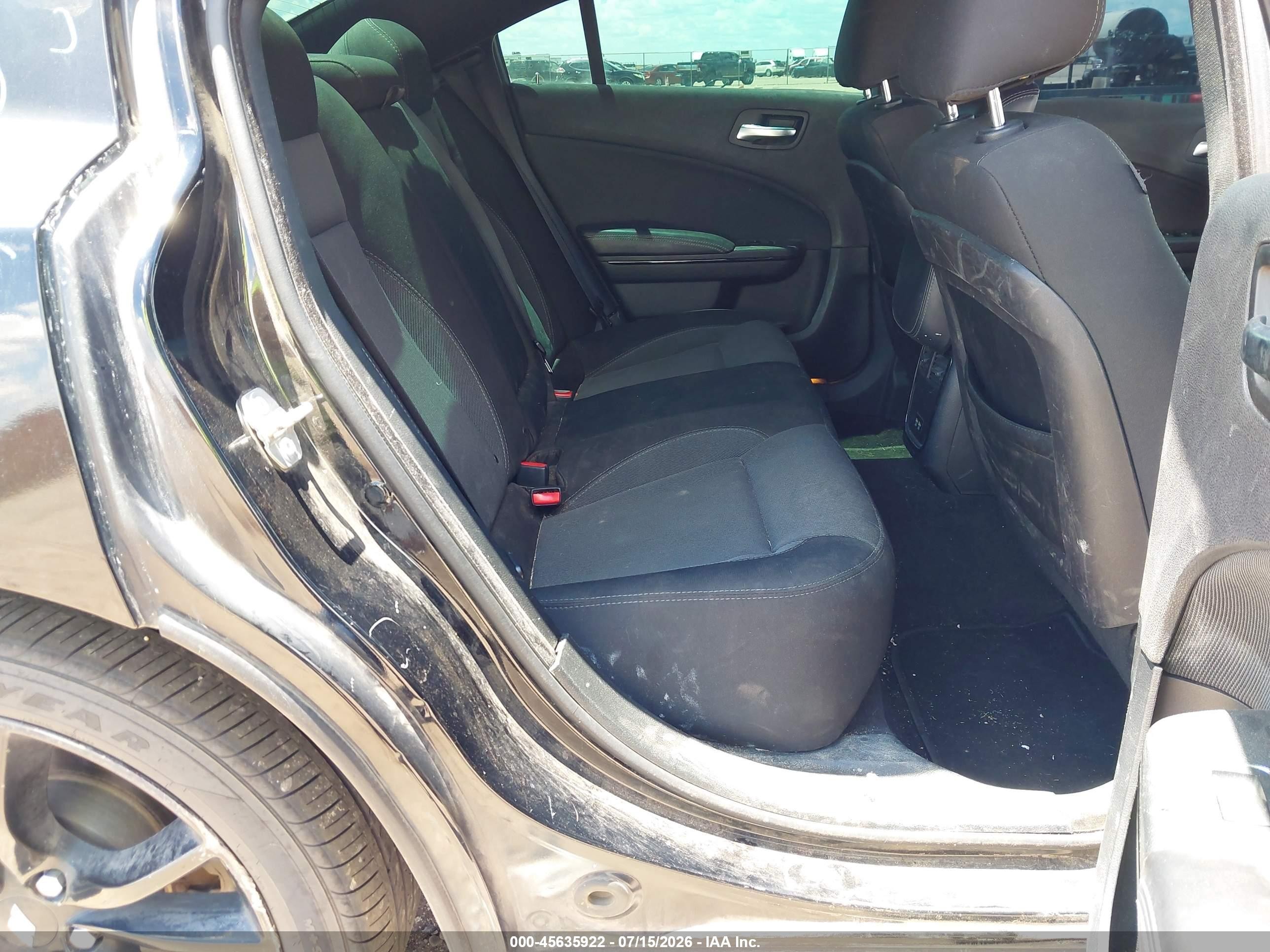 2018 Dodge Charger VIN 2C3CDXBG6JH157389 IAAI salvage auction — Hail, Salvage (Texas), sold $3,300 on 2026-09-25 (photo 8)