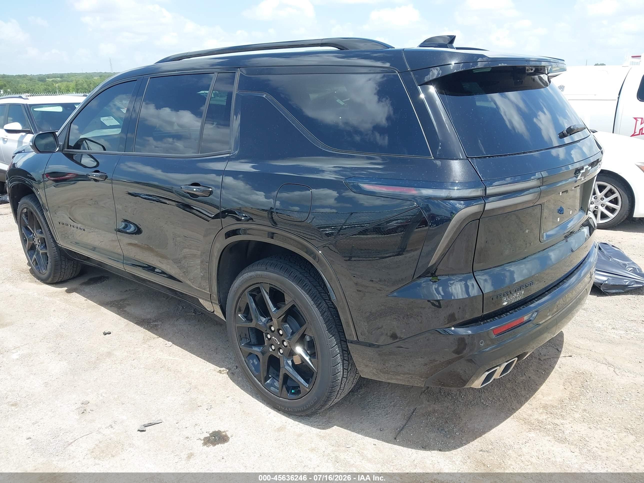 2025 Chevrolet Traverse VIN 1GNERLRS0SJ206473 IAAI salvage auction — Front End, Clear (Oklahoma), sold $22,400 on 2026-09-12 (photo 3)