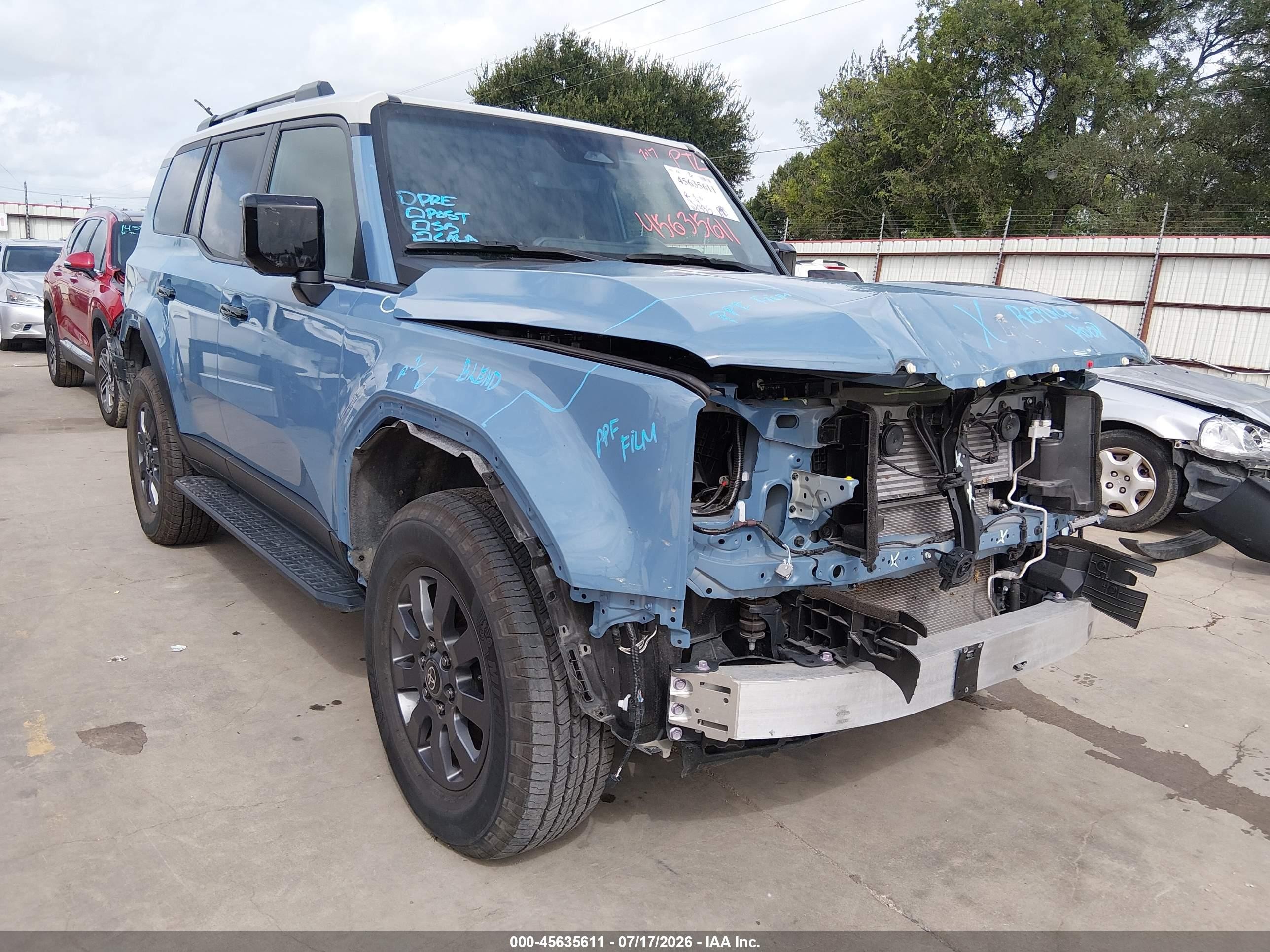2024 Toyota Land Cruiser VIN JTEABFAJ6RK005676 — IAAI salvage auction photo