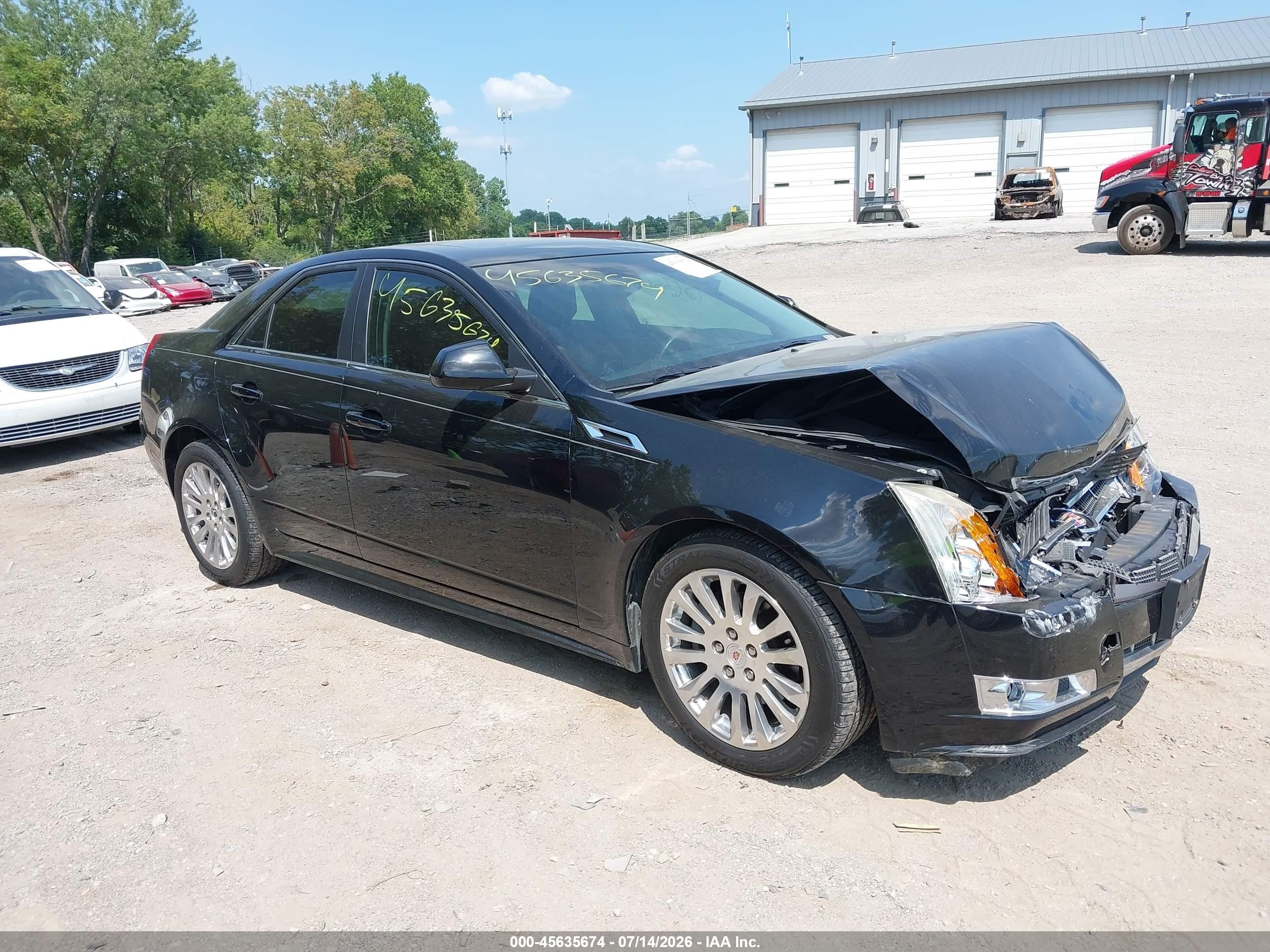 2011 Cadillac Cts VIN 1G6DJ5EY7B0171246 IAAI salvage auction — Front End, Clear (Indiana), sold $725 on 2026-09-05 (photo 1)