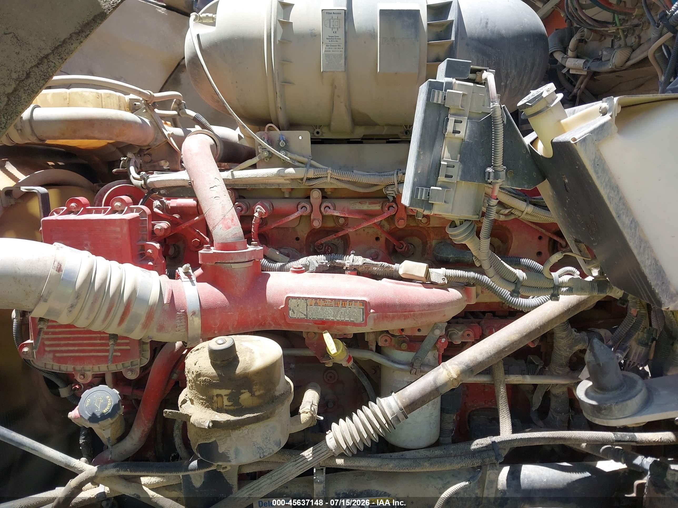 2012 Kenworth Construction VIN 1XKDD49X2CJ330383 IAAI salvage auction — Front End, Salvage (California), sold $11,900 on 2026-09-25 (photo 9)