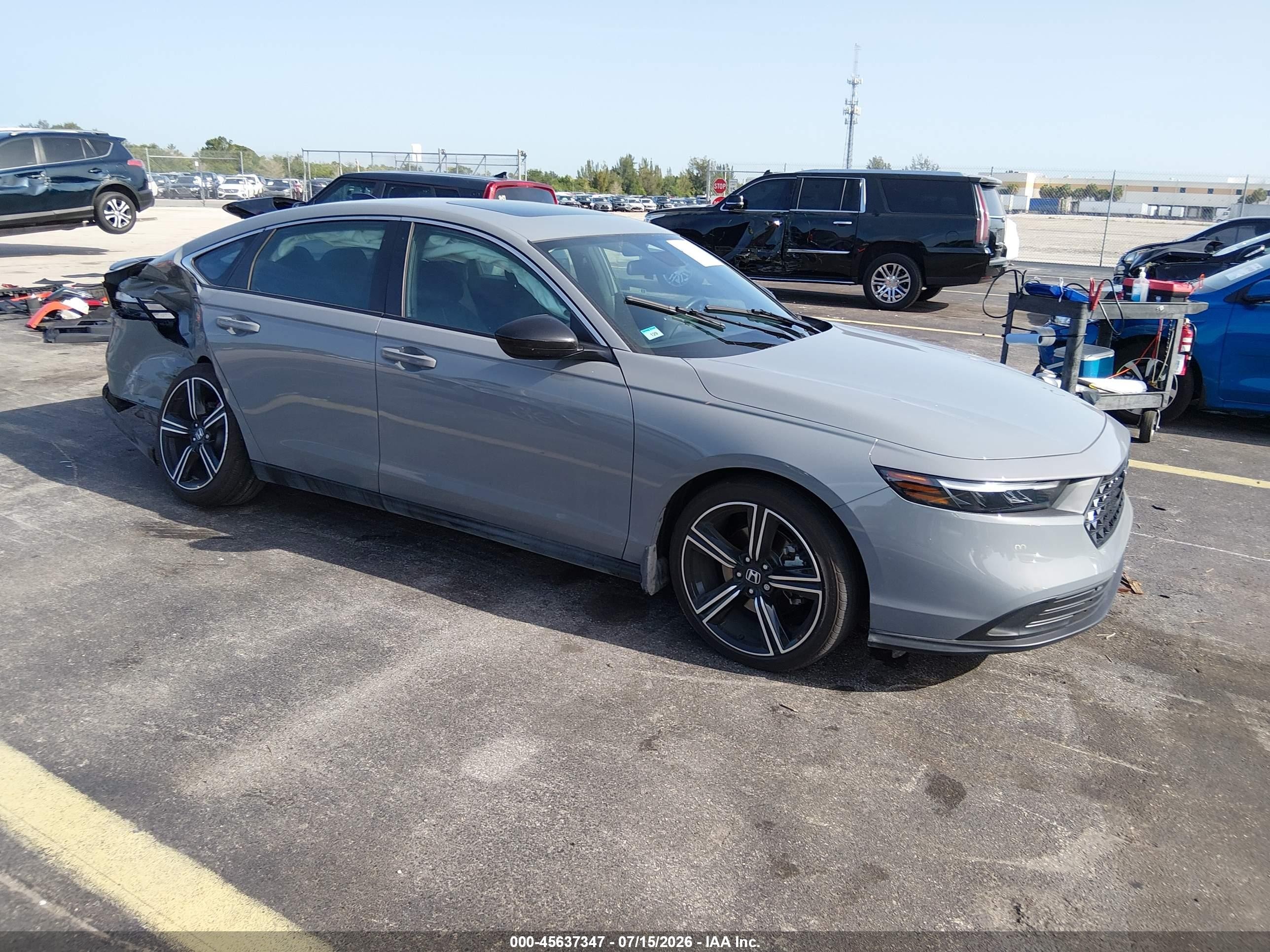 2025 Honda Accord VIN 1HGCY2F57SA074065 — IAAI salvage auction photo